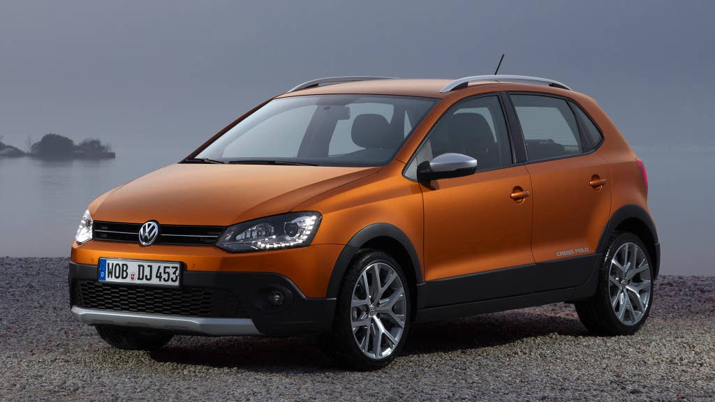 The fifth generation car as a Cross Polo version – not really a 4x4.