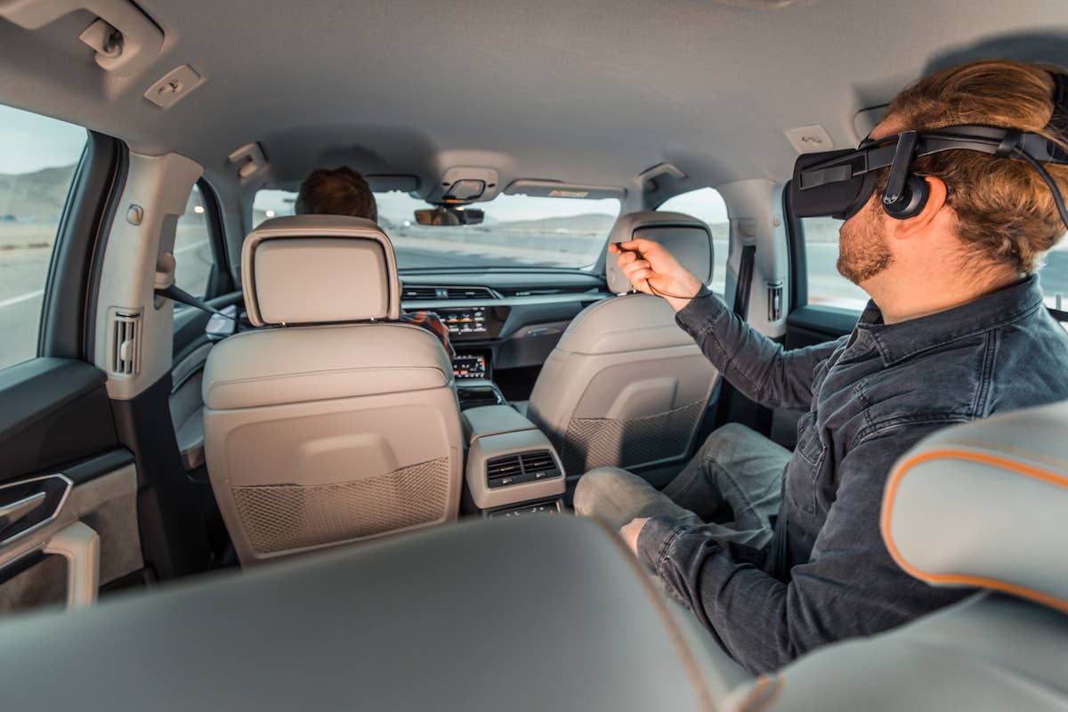 Audi e-Tron virtual reality CES
