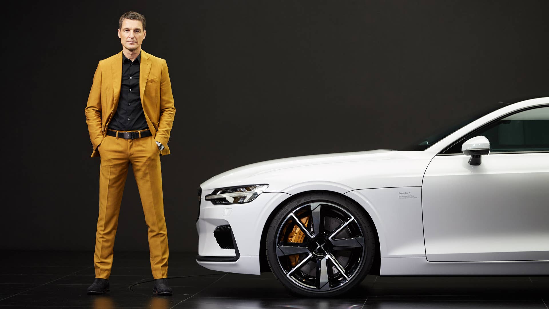 SHANGHAI 2017-10-17 Thomas Ingenlath, Chief exekutiv Polestar Polestar media launch at Yuz Museum in Shanghai. Photo: Andreas Hillergren / Polestar
