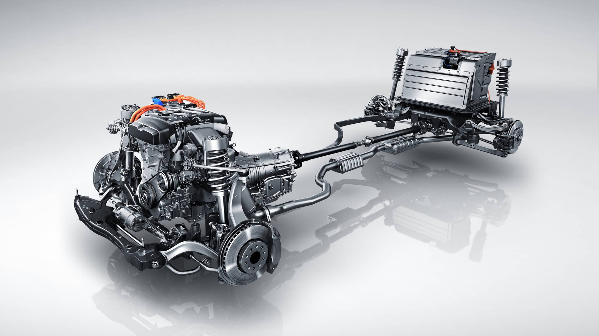 2017 Cadillac CT6 Plug-in Hybrid powertrain