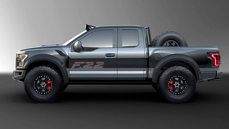 Ford F-150 F-22 Raptor side