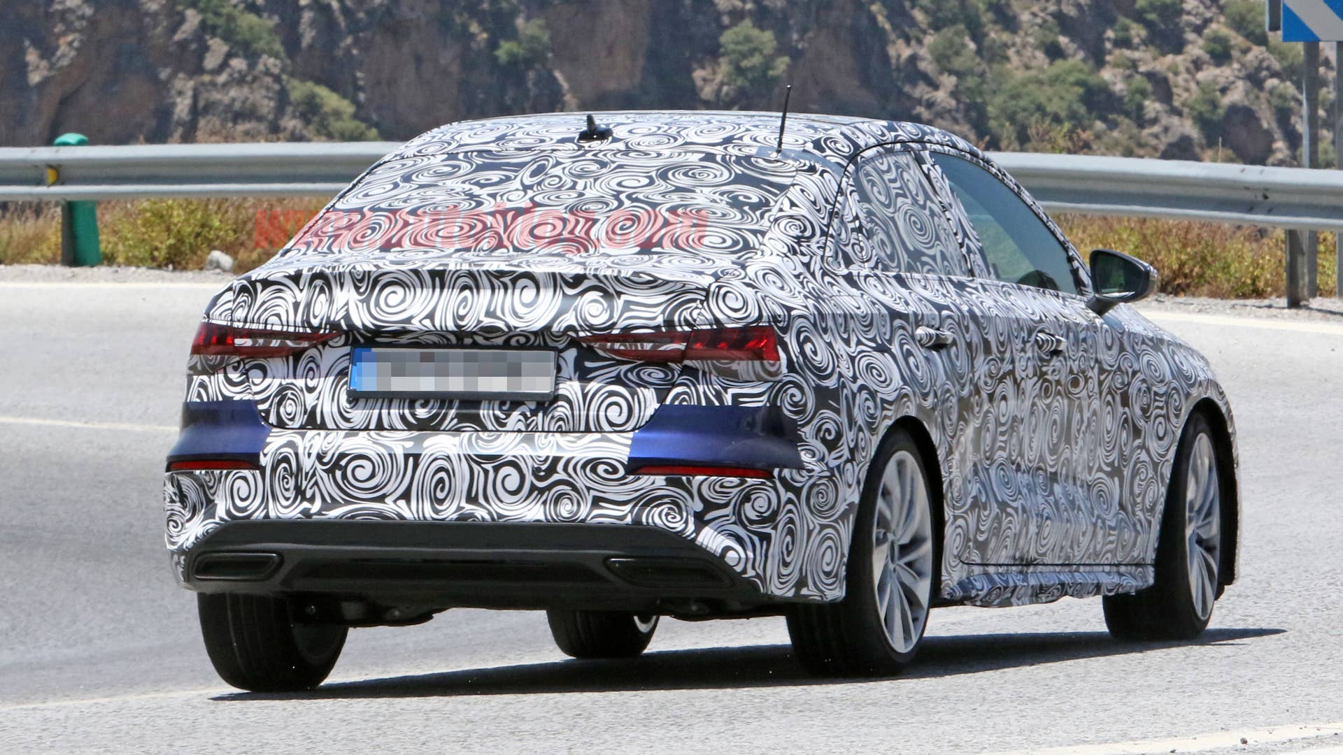 2020 Audi A3 sedan prototype