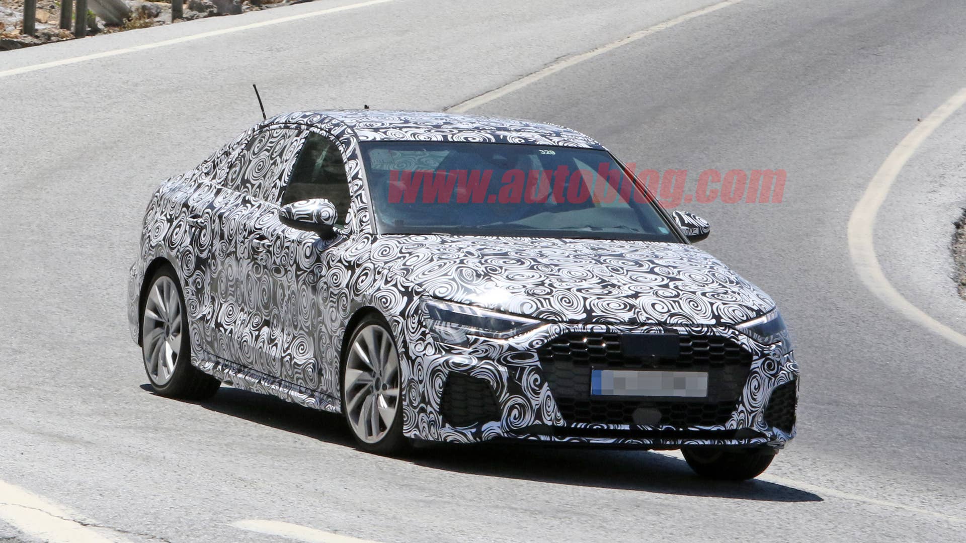 2020 Audi A3 sedan prototype