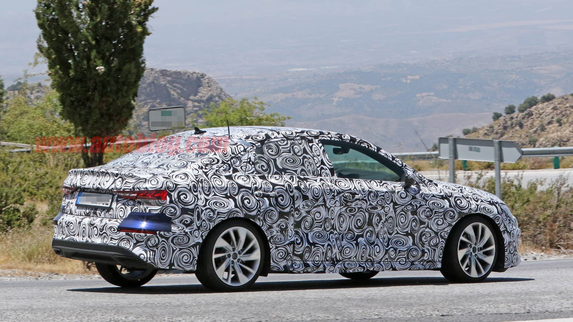 2020 Audi A3 sedan prototype