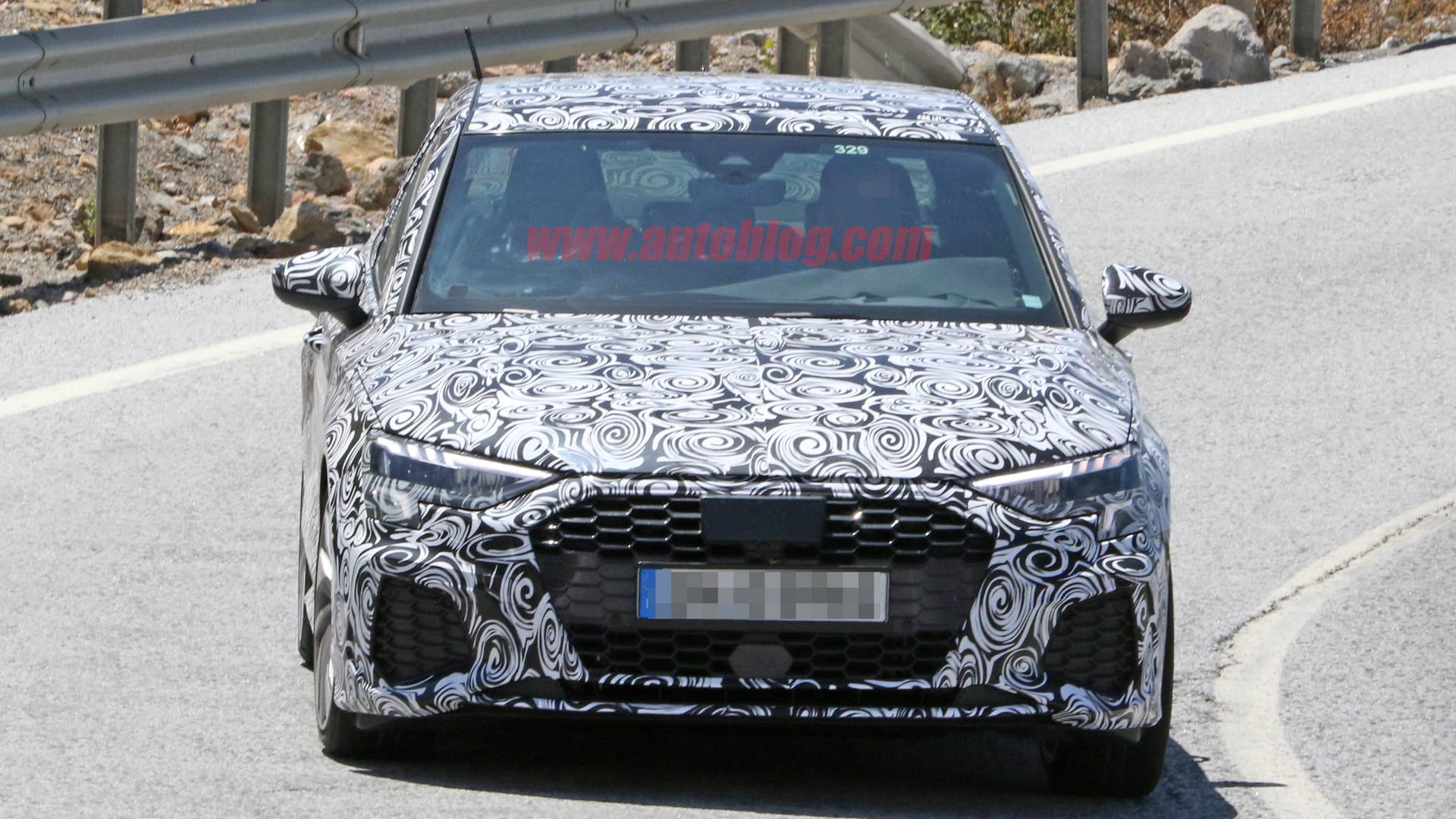2020 Audi A3 sedan prototype