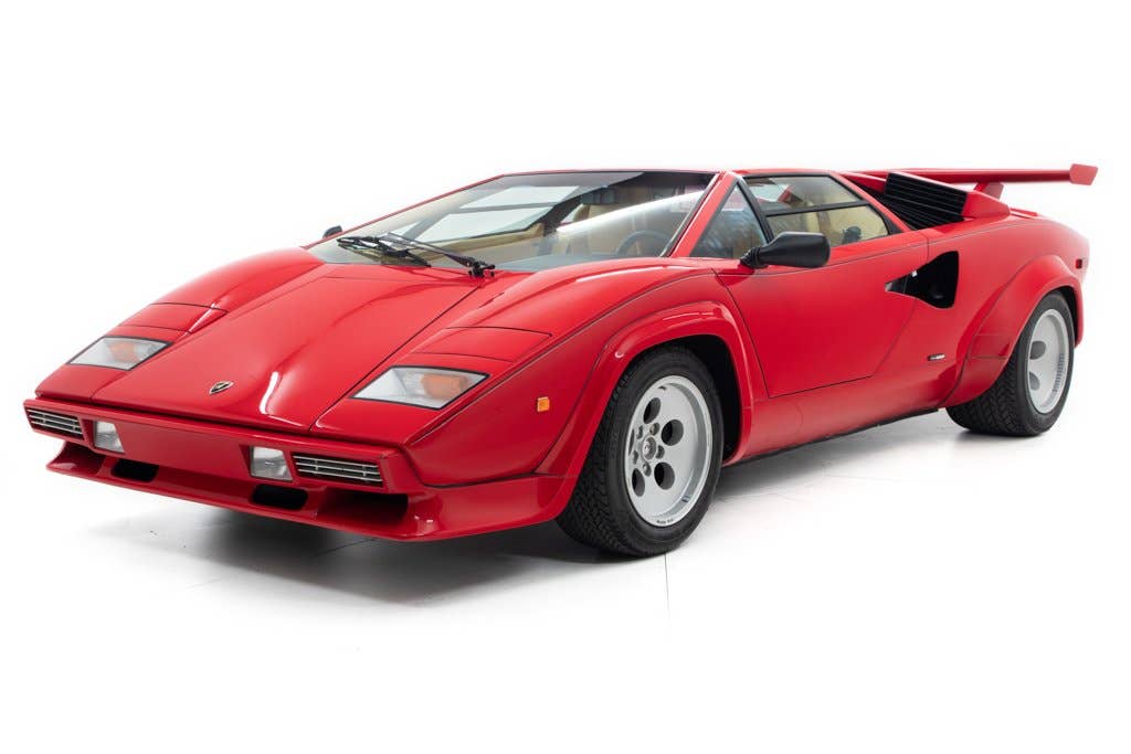 Drive like Mario Andretti: His '84 Lamborghini Countach is for