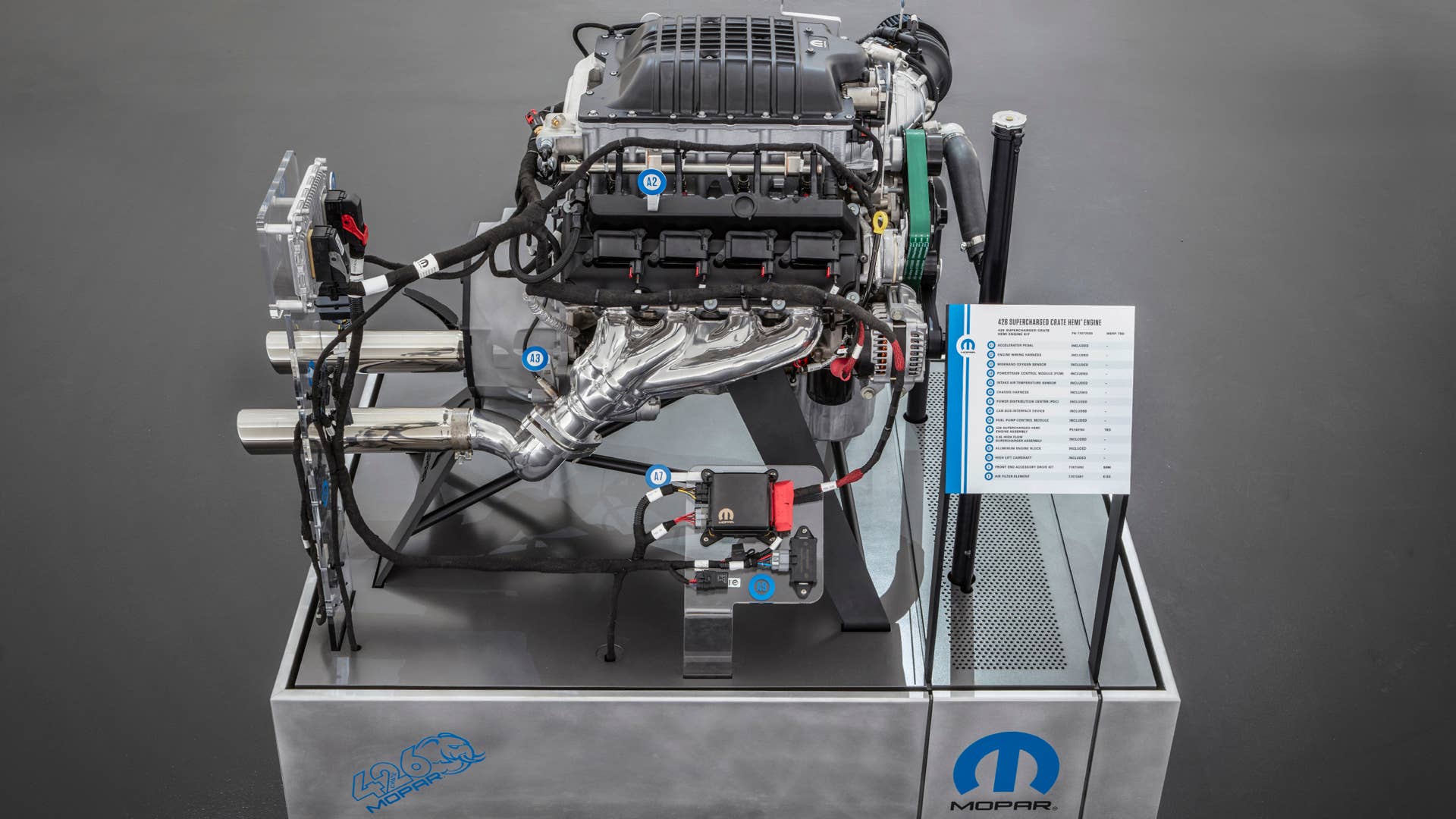 Mopar Hellephant supercharged 6.2-liter V8 crate engine