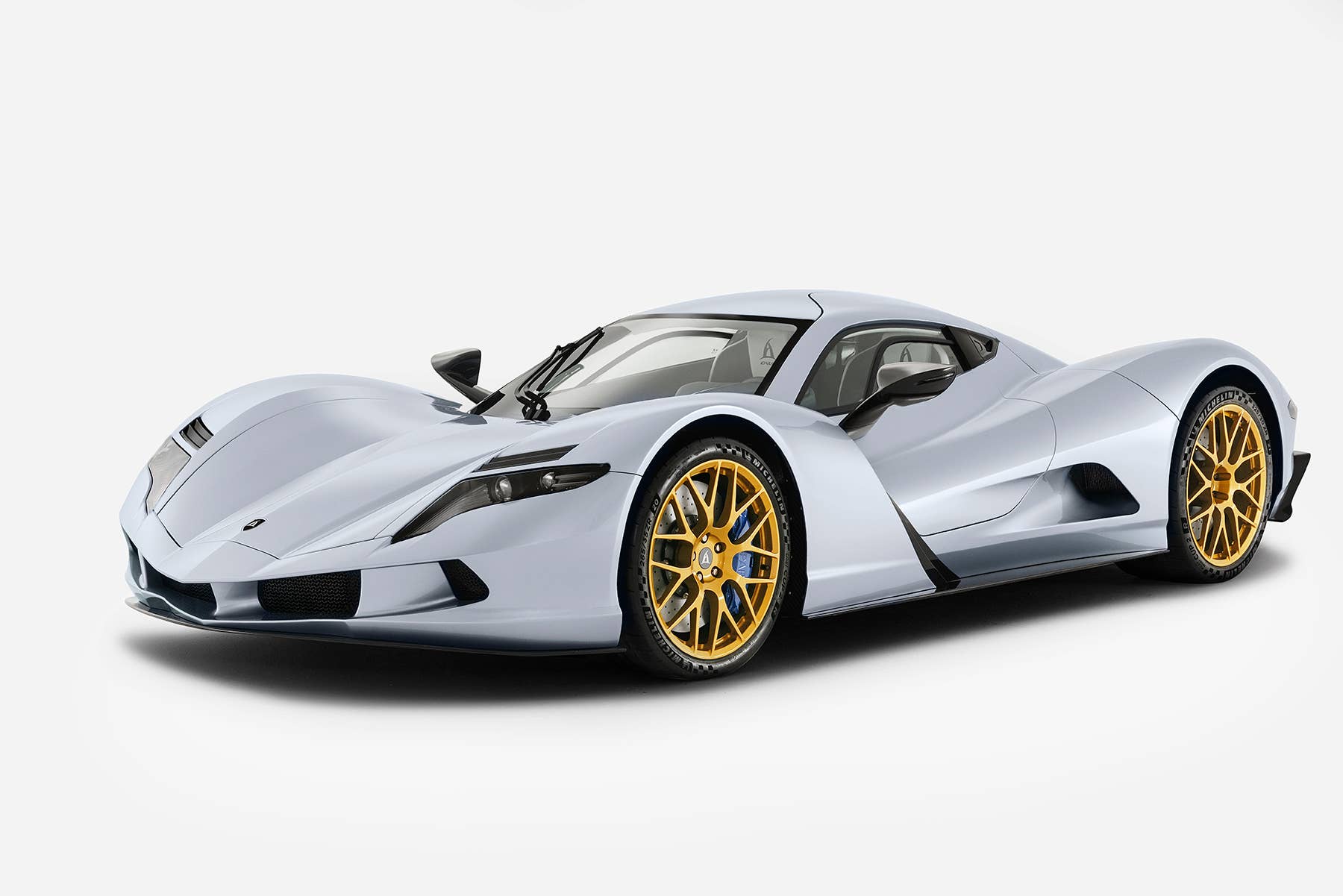 The Japanese electric hypercar built in Turin, Italy by MAT puts out 1,985 hp and 1,475 lb-ft, and claims to run to 60 mph in 1.69 seconds