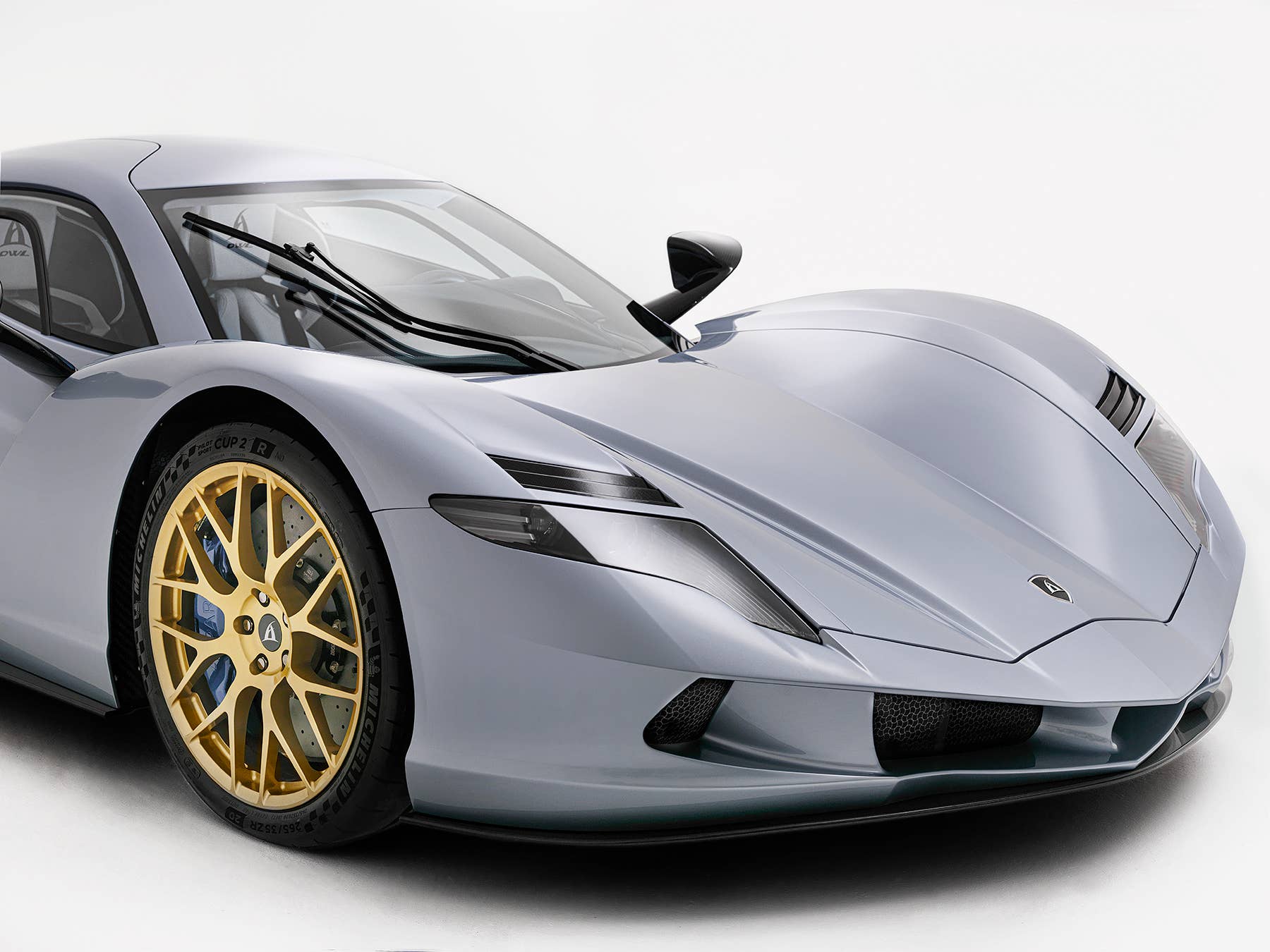The Japanese electric hypercar built in Turin, Italy by MAT puts out 1,985 hp and 1,475 lb-ft, and claims to run to 60 mph in 1.69 seconds