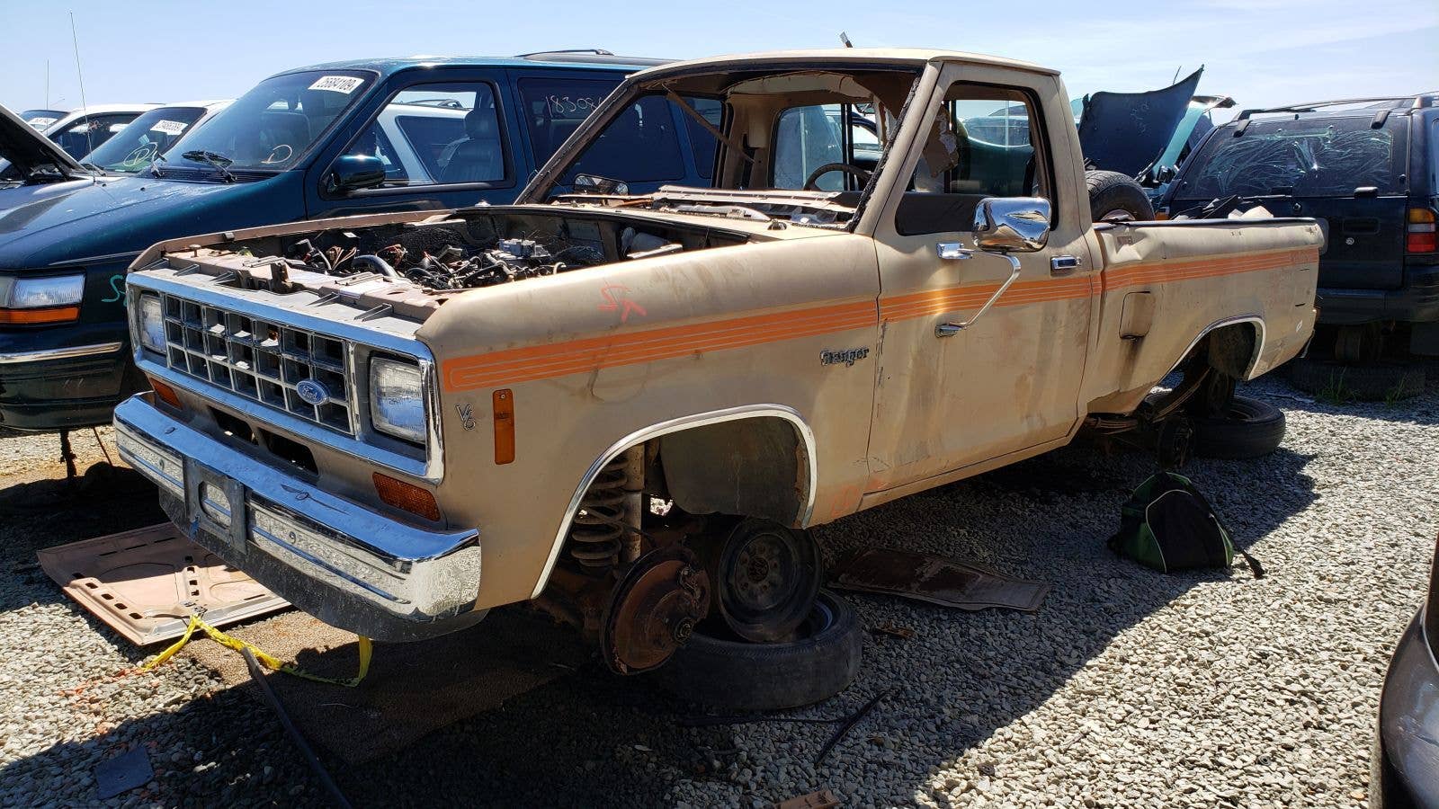 Junked 1984 Ford Ranger Explorer