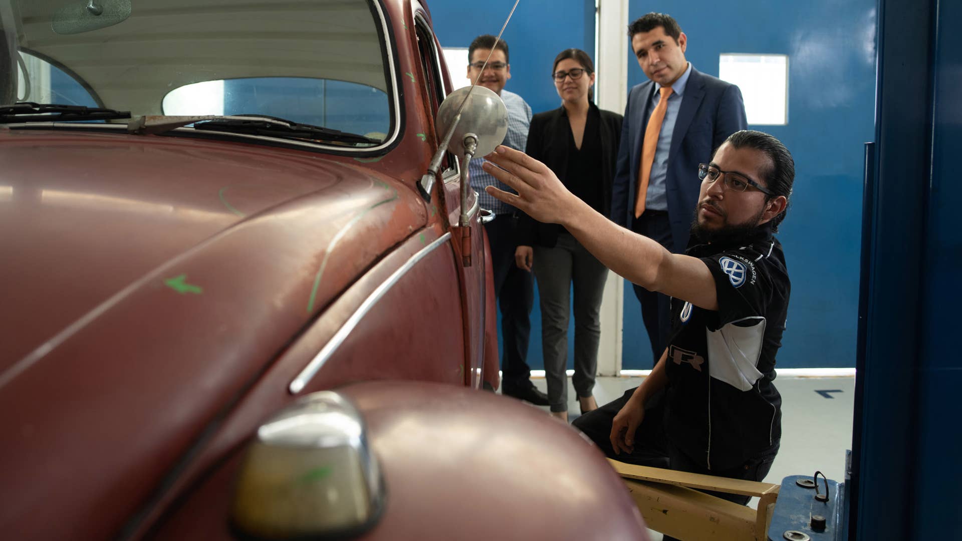 Volkswagen restores Kathleen Brooks 1967 Beetle