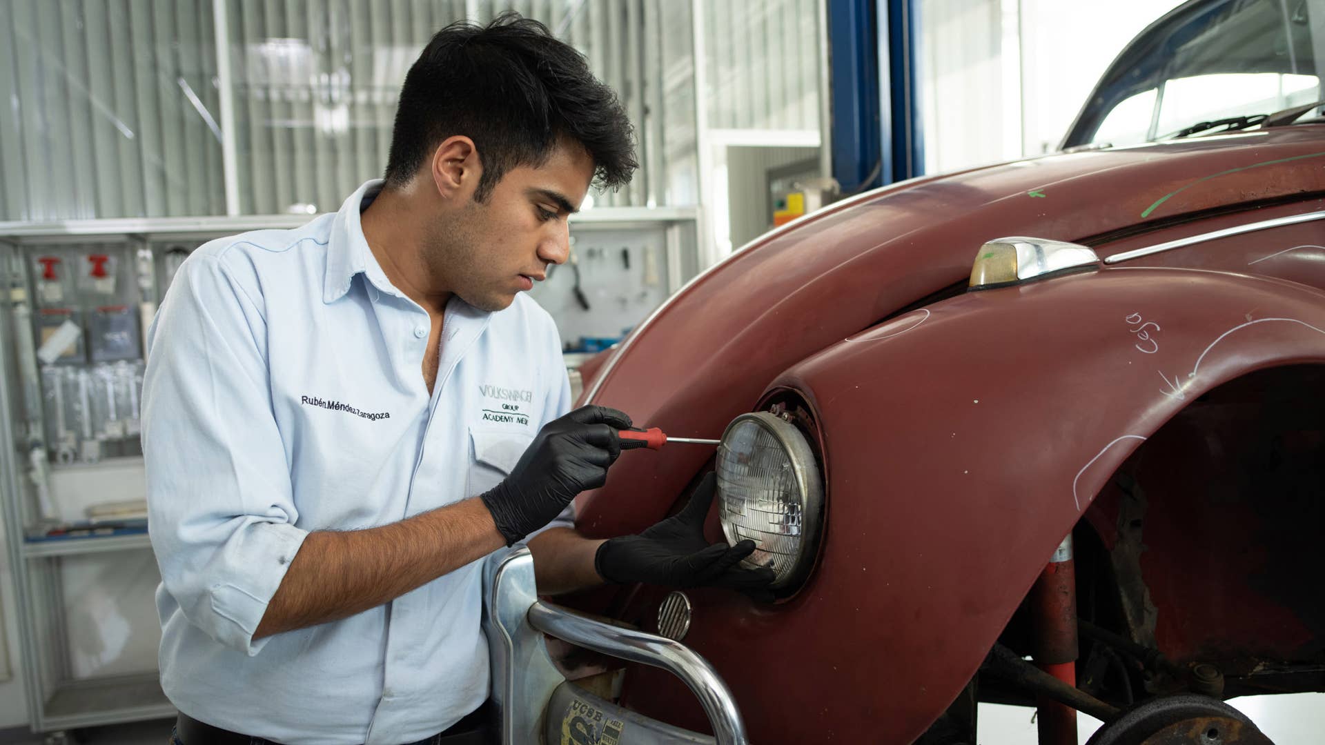 Volkswagen restores Kathleen Brooks 1967 Beetle