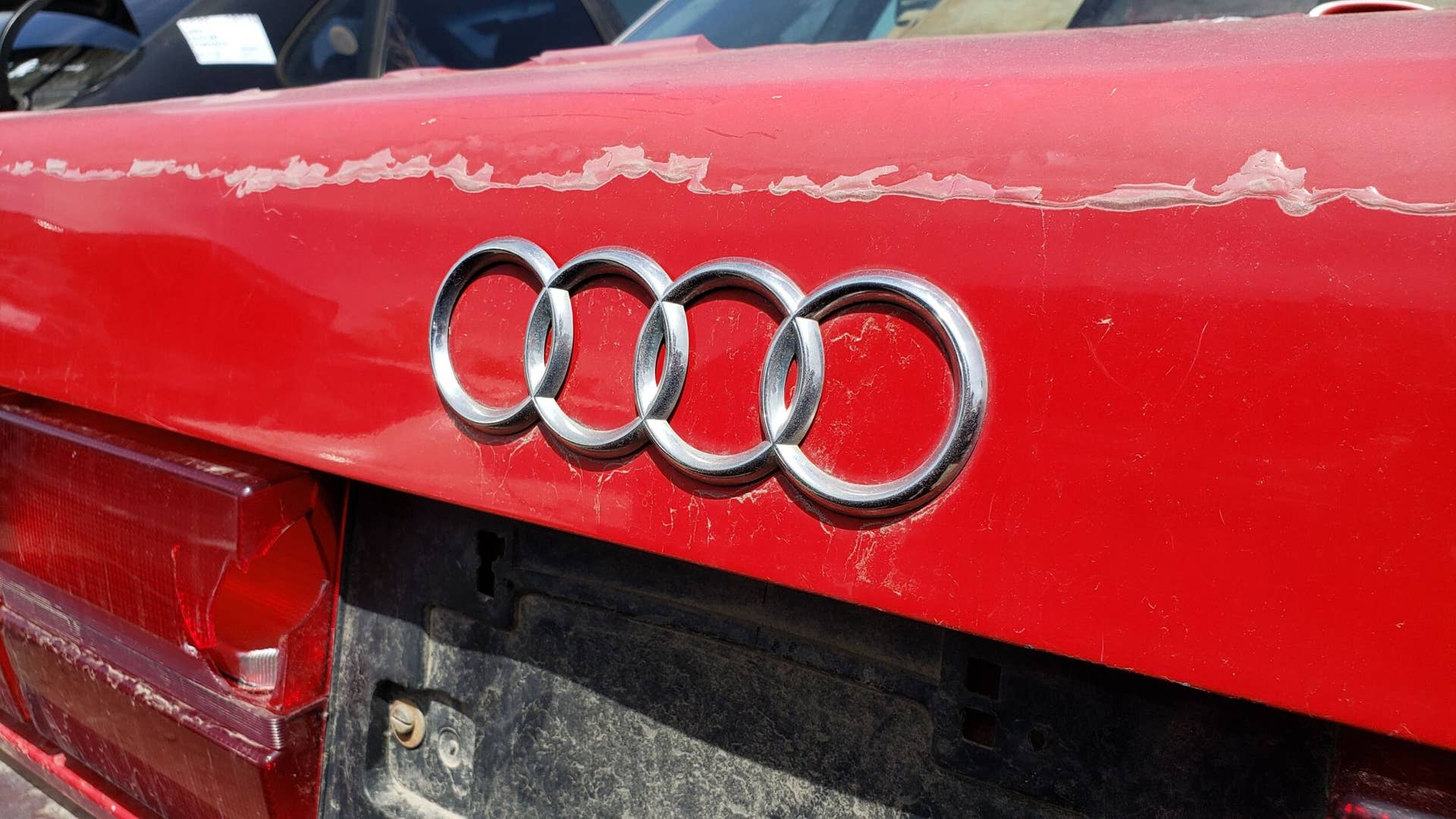 Junked 1989 Audi V8 Quattro