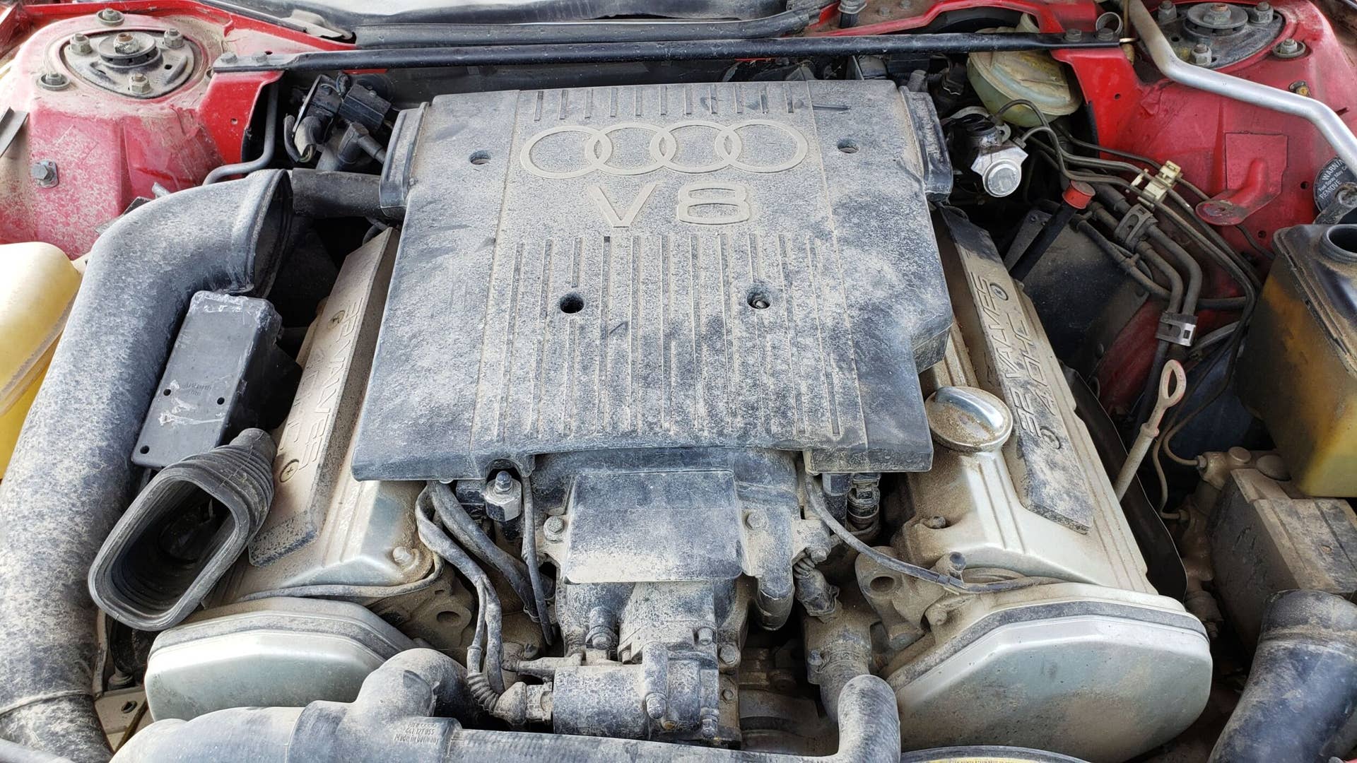 Junked 1989 Audi V8 Quattro