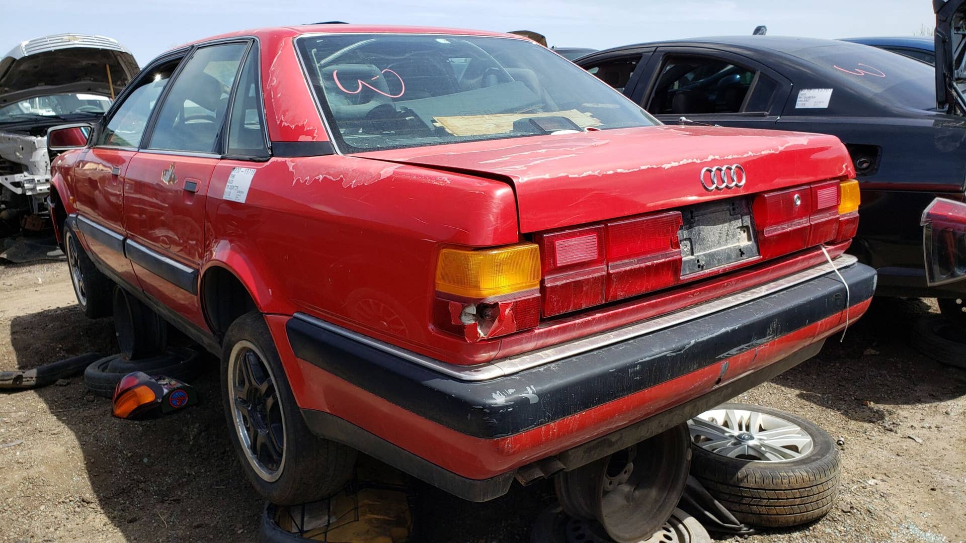 Junked 1989 Audi V8 Quattro