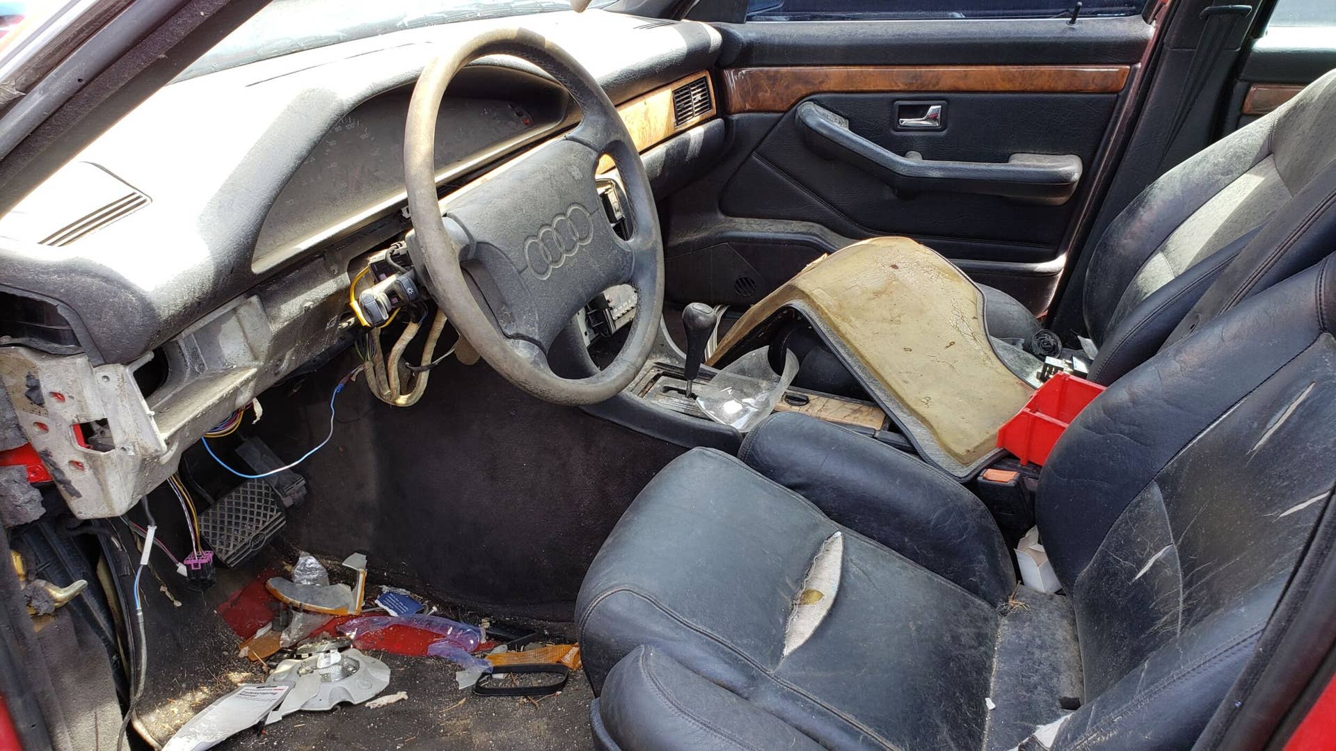 Junked 1989 Audi V8 Quattro