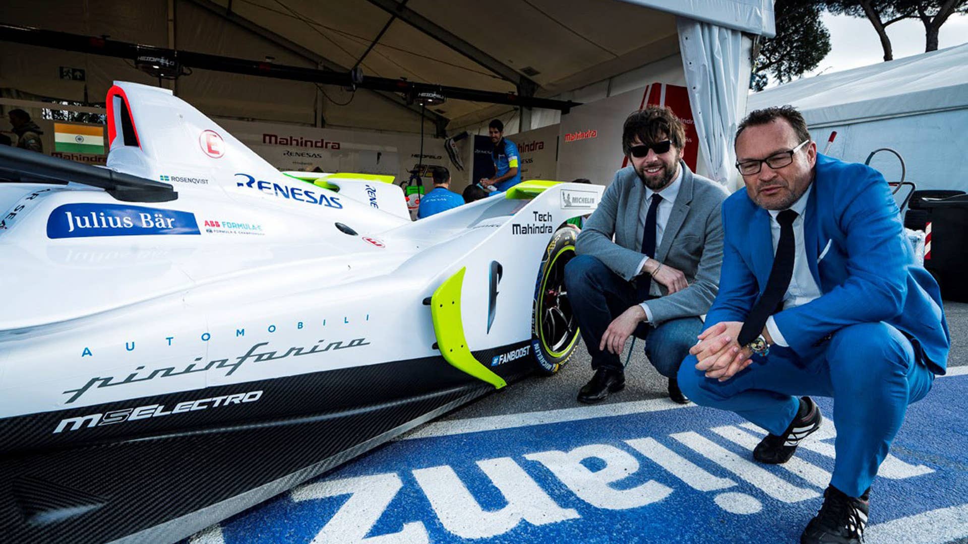 Luca Borgogno, left, and Michael Perschke