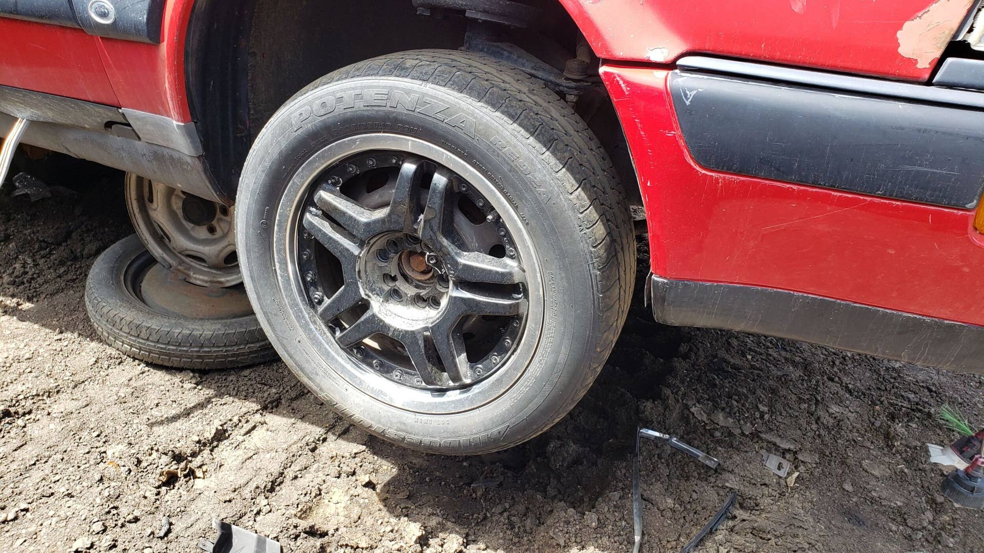Junked 1989 Audi V8 Quattro