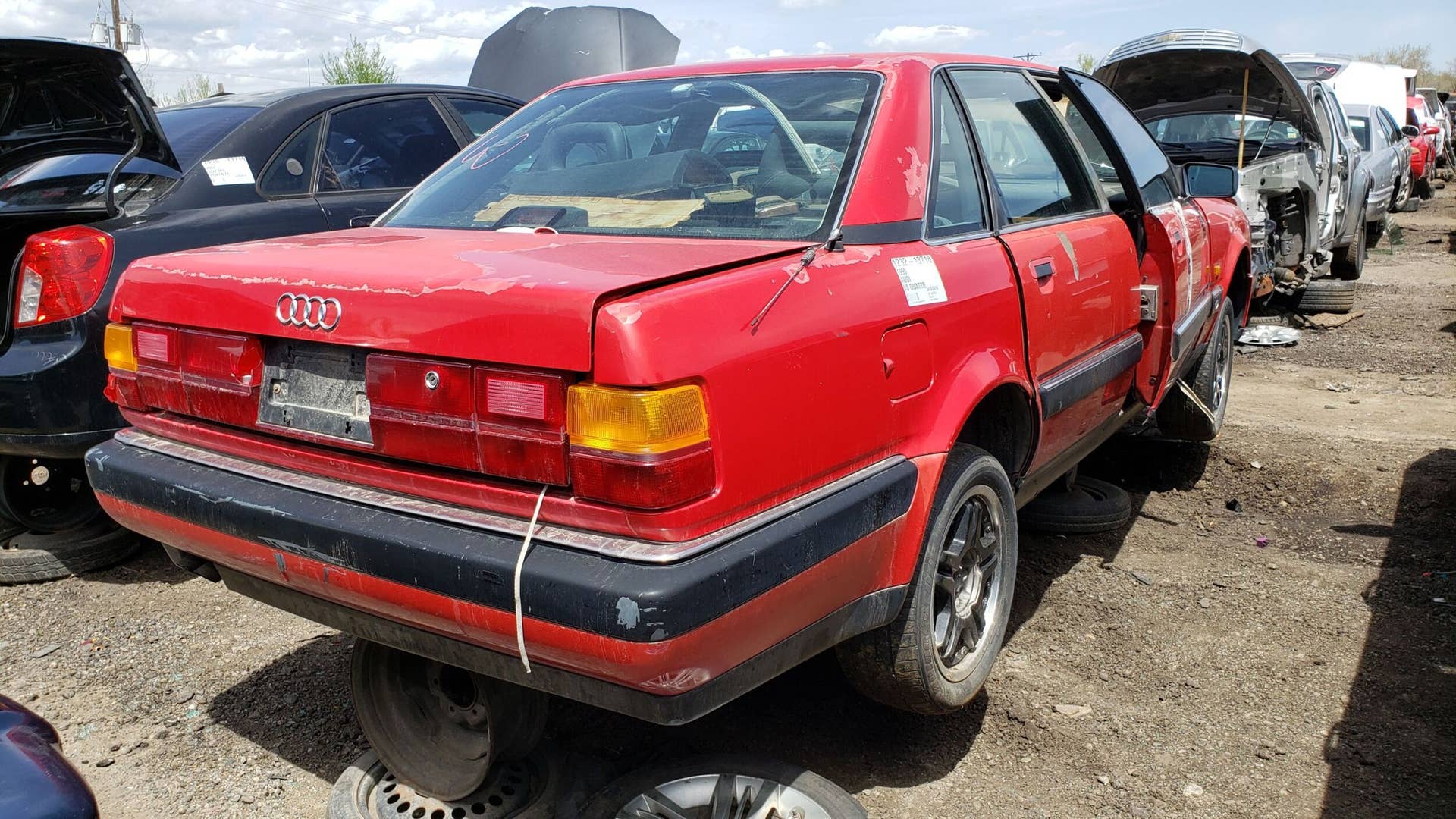 Junked 1989 Audi V8 Quattro
