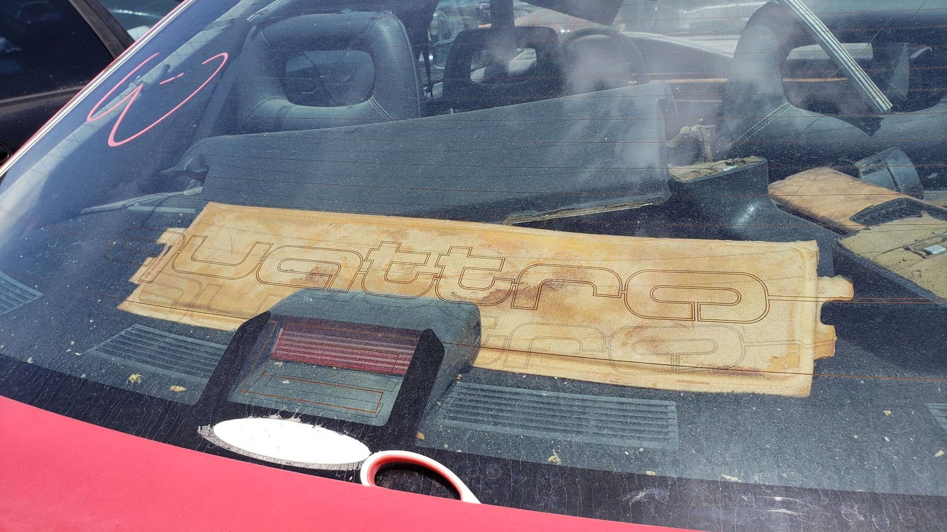 Junked 1989 Audi V8 Quattro