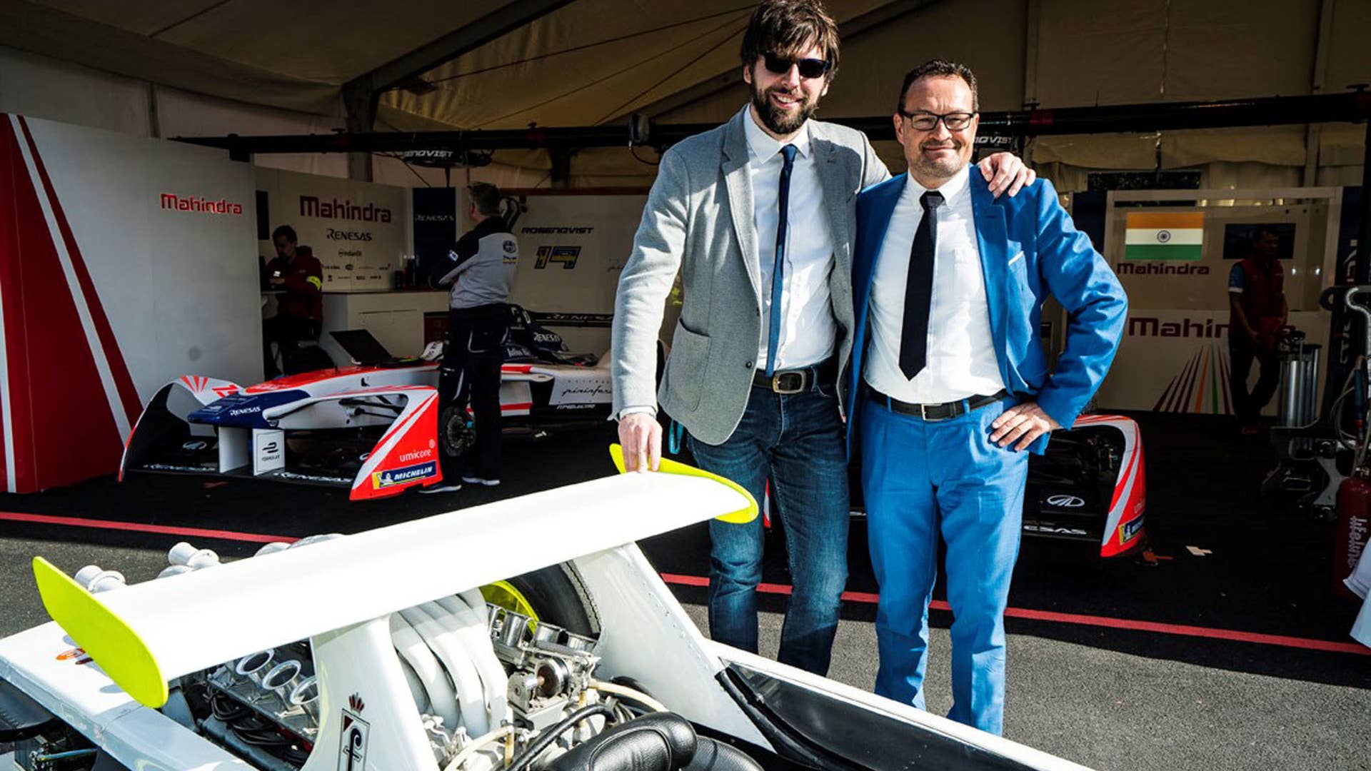 Luca Borgogno, left, and Michael Perschke