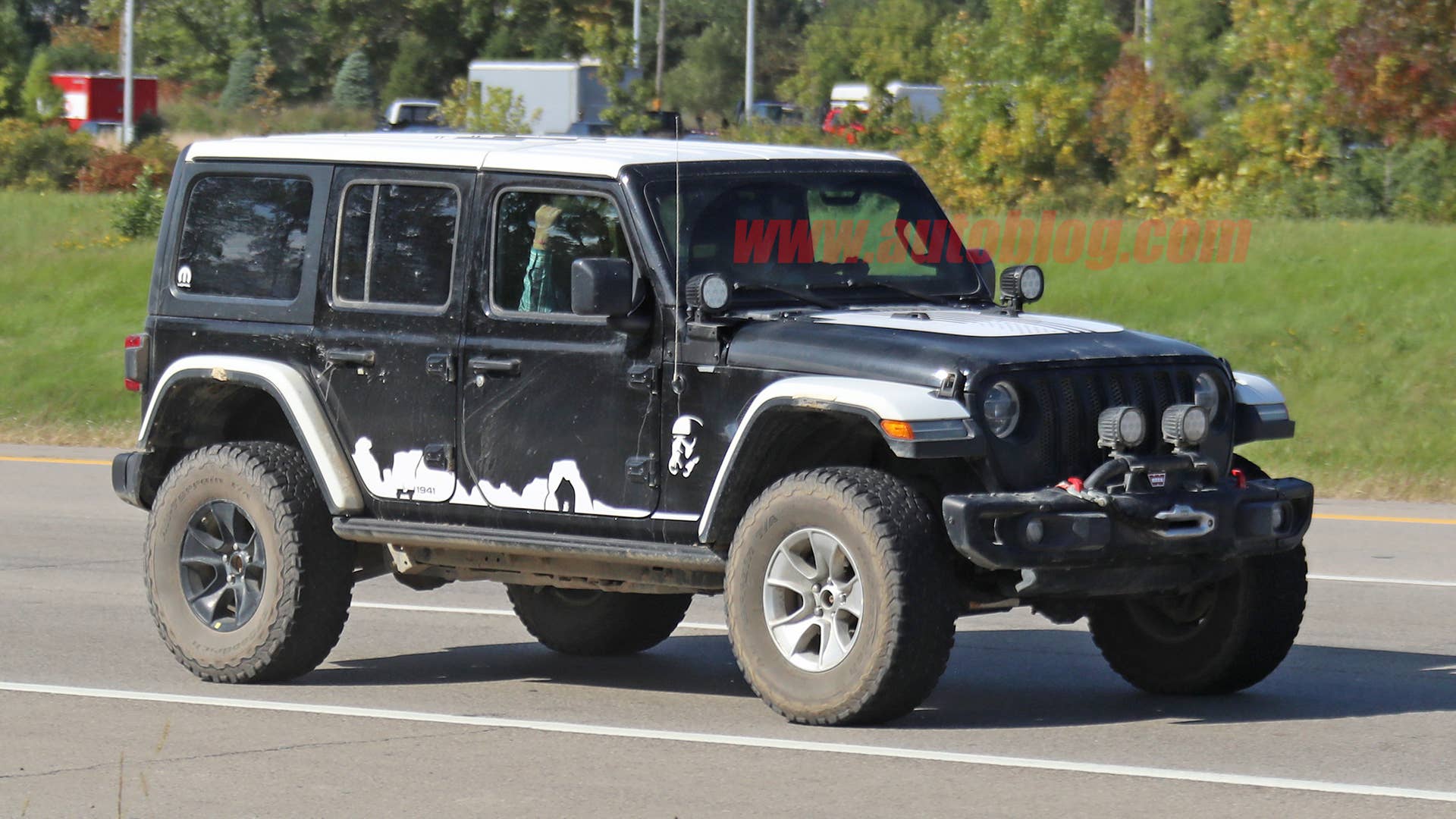 Jeep Wrangler Stormtrooper prototype