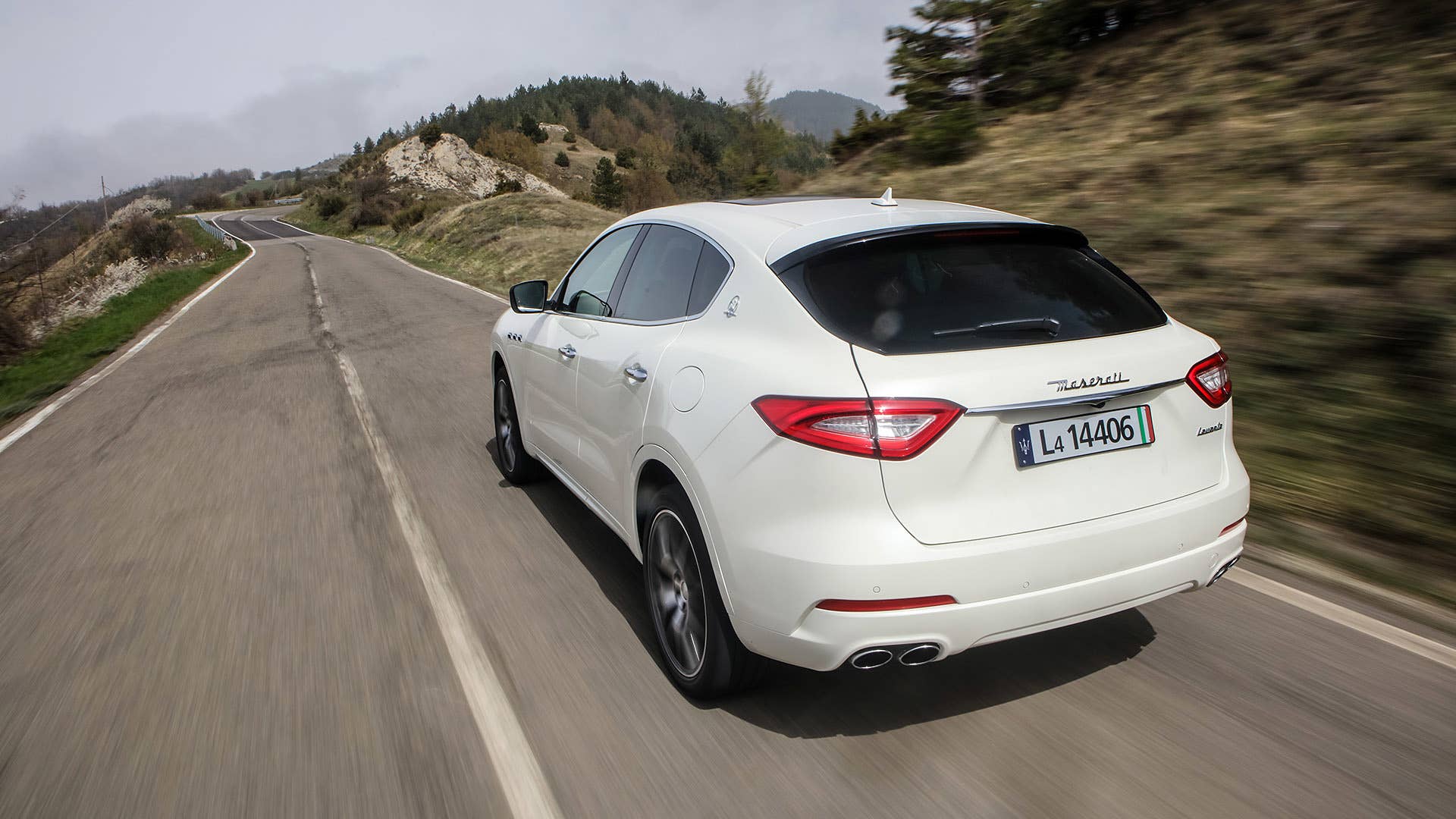 2017 Maserati Levante driving