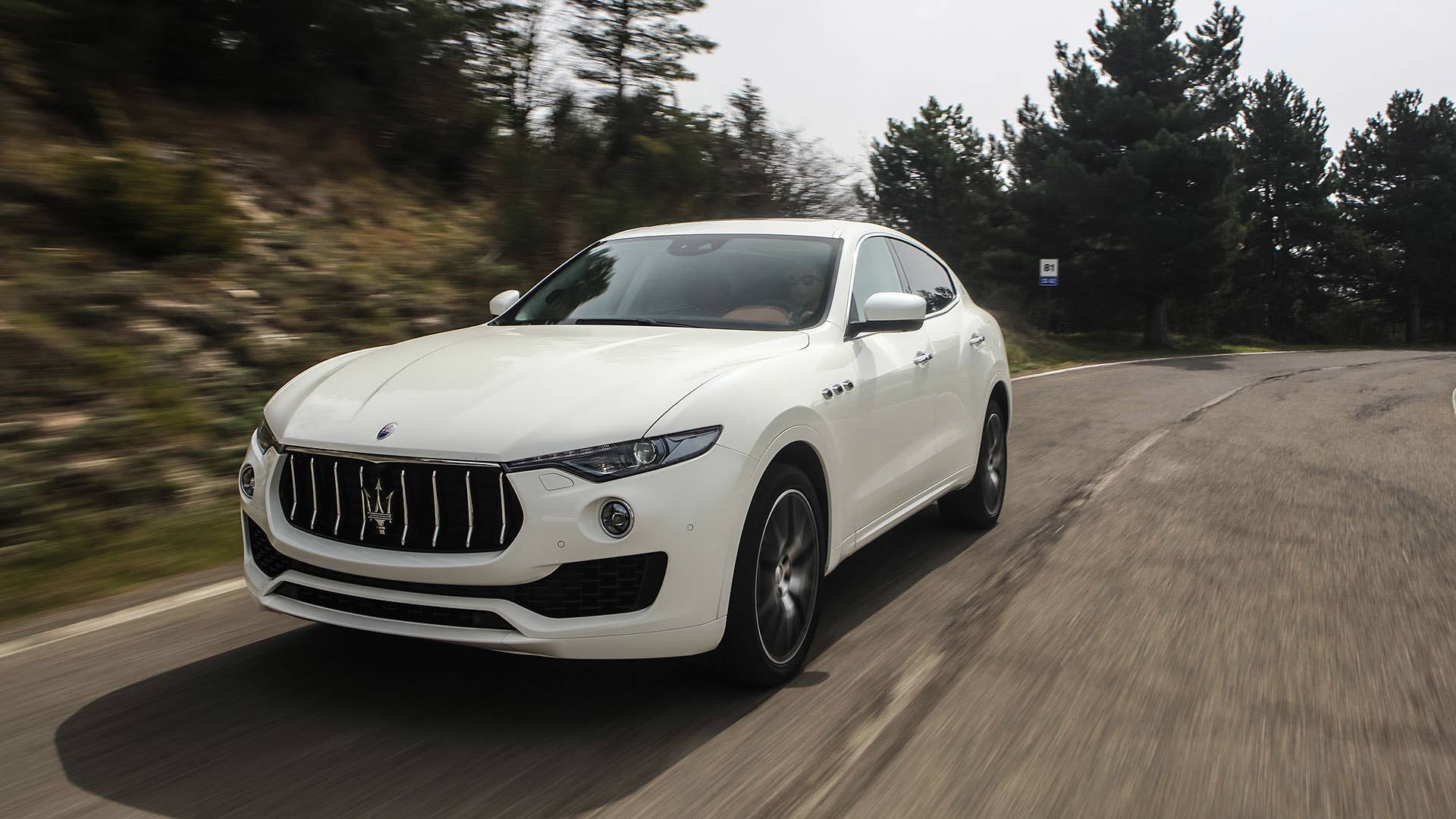 2017 Maserati Levante driving