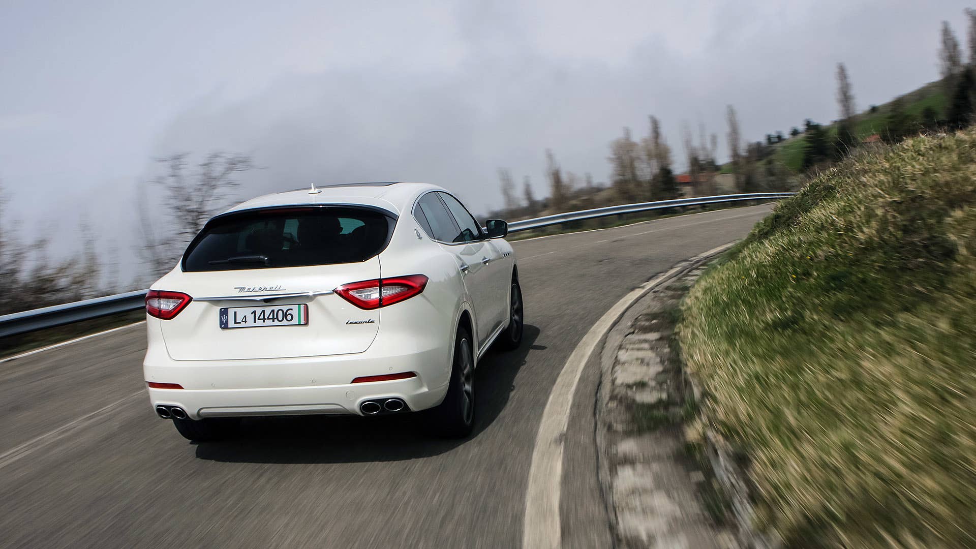 2017 Maserati Levante driving