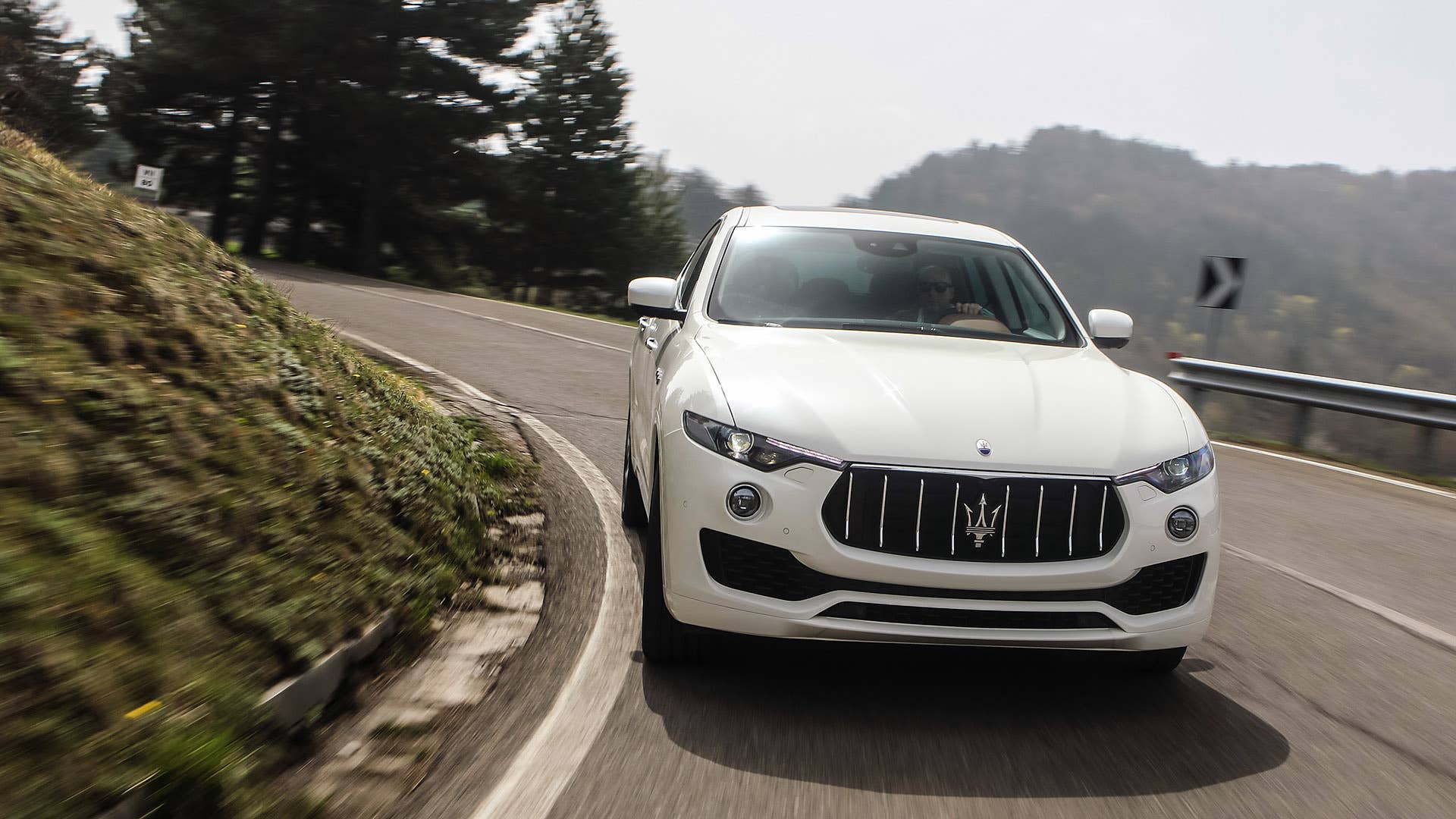 2017 Maserati Levante driving