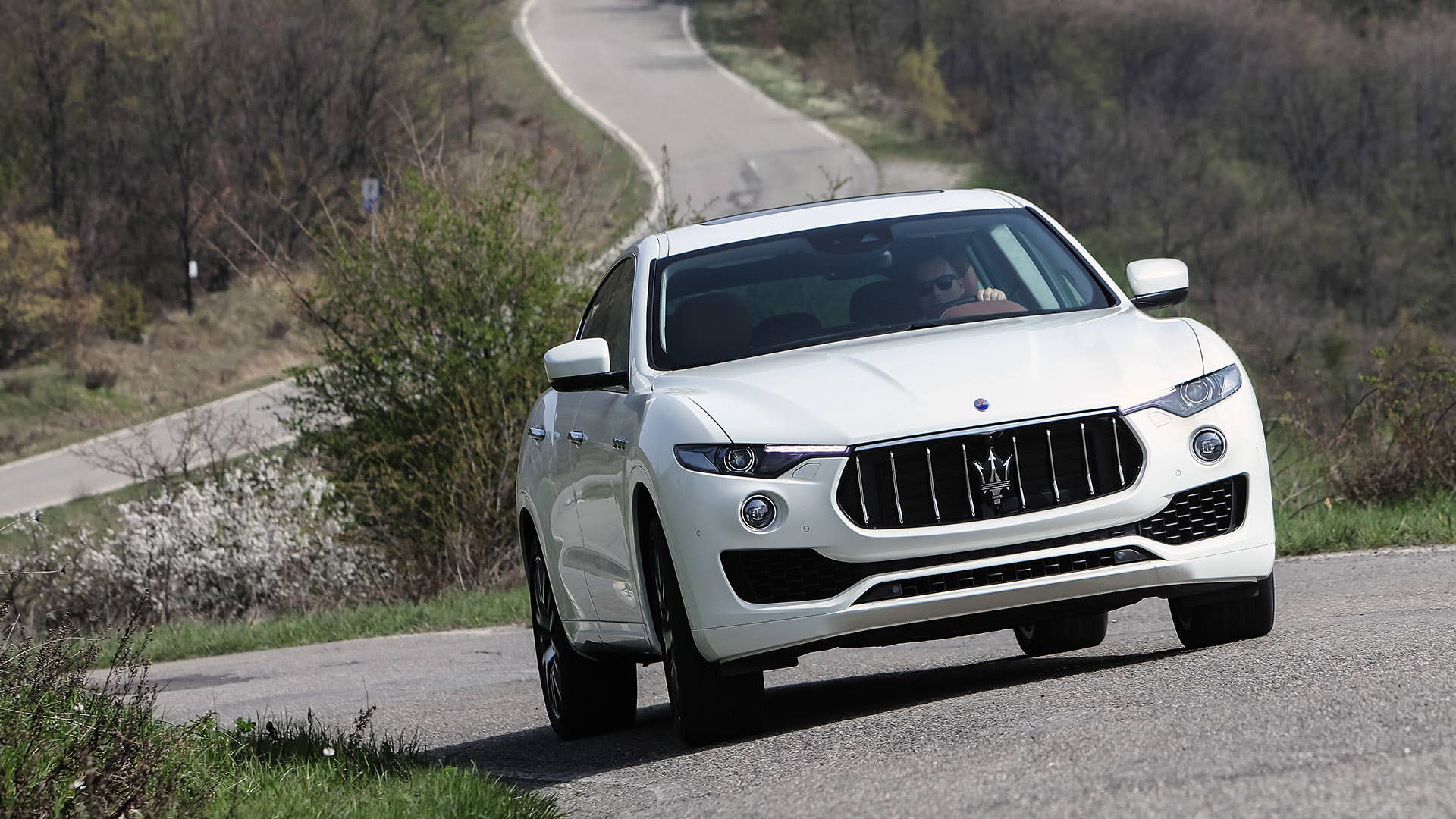 2017 Maserati Levante driving