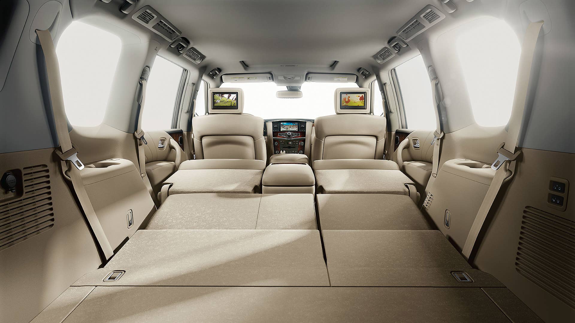 2017 Nissan Armada rear cargo area