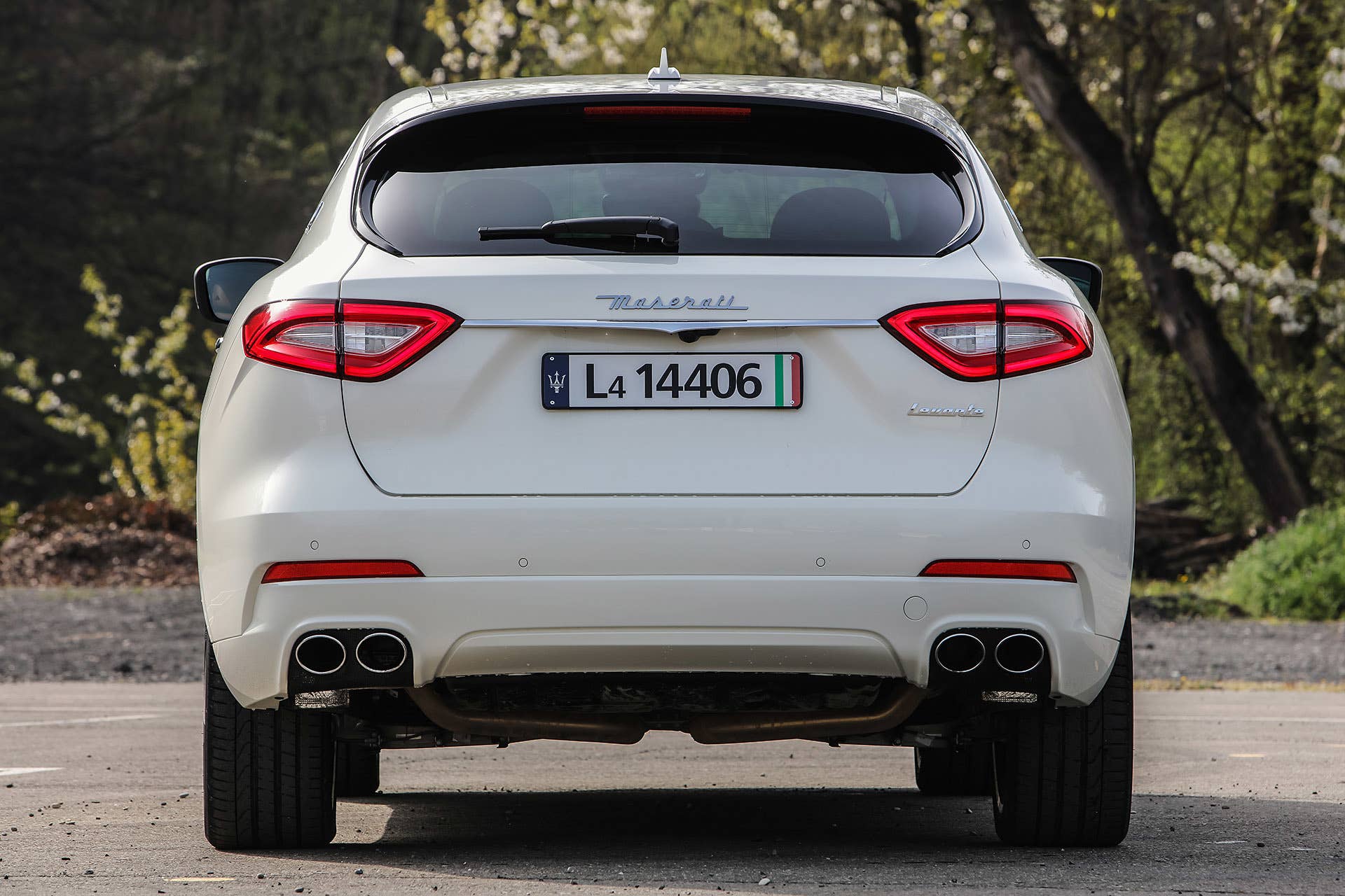 2017 Maserati Levante rear view