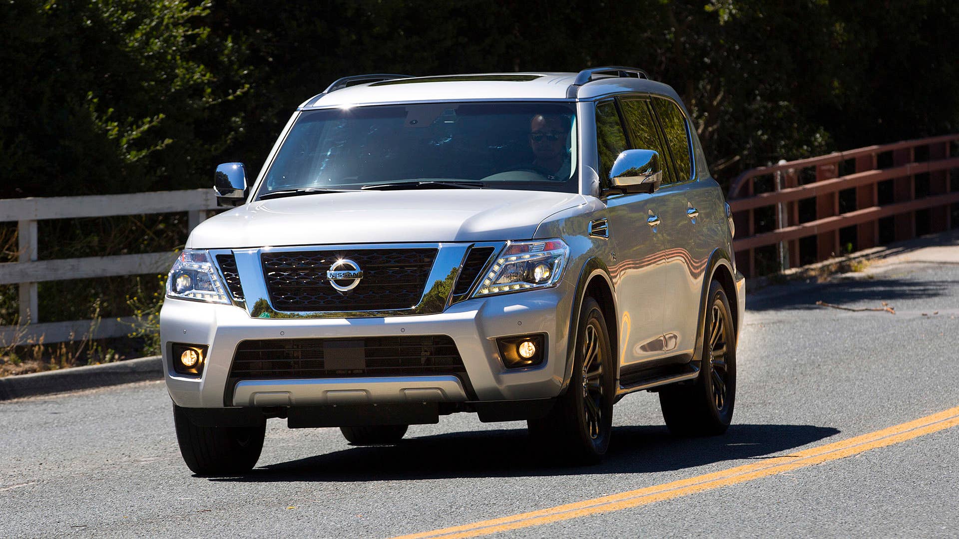2017 Nissan Armada driving