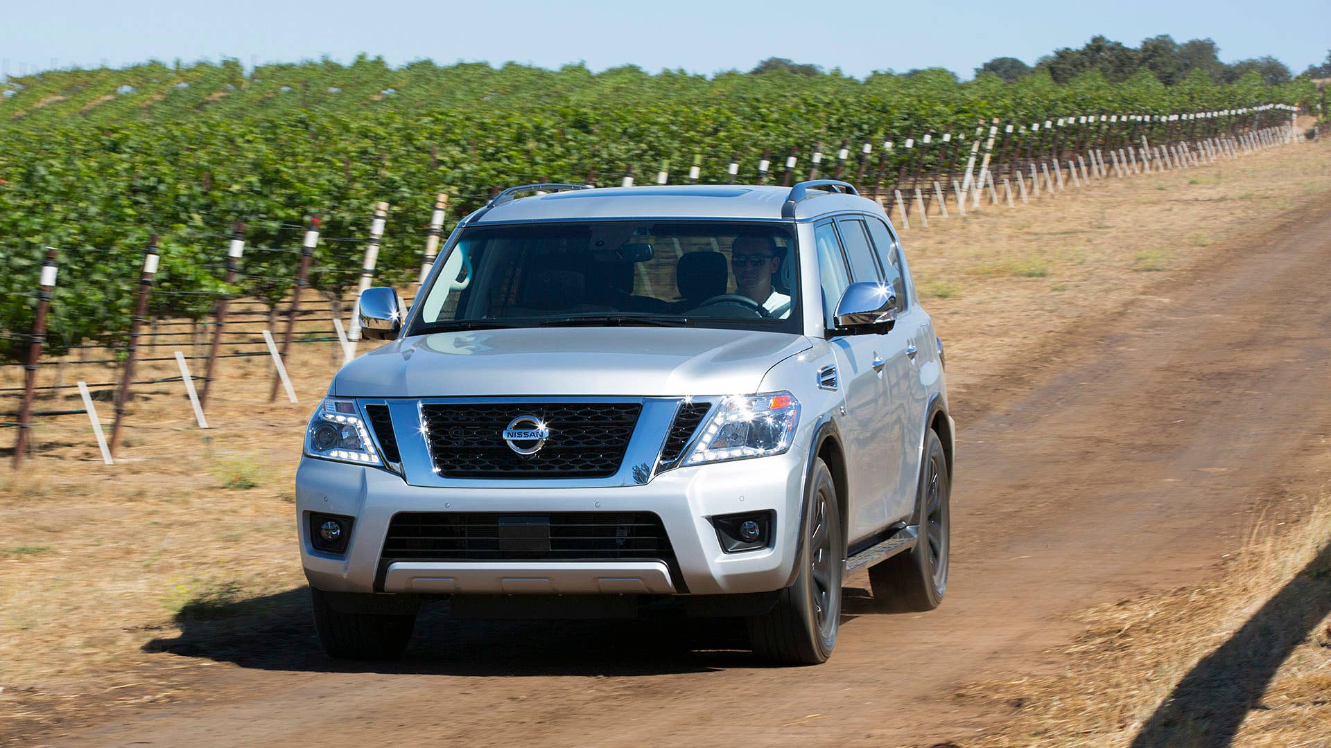 2017 Nissan Armada driving