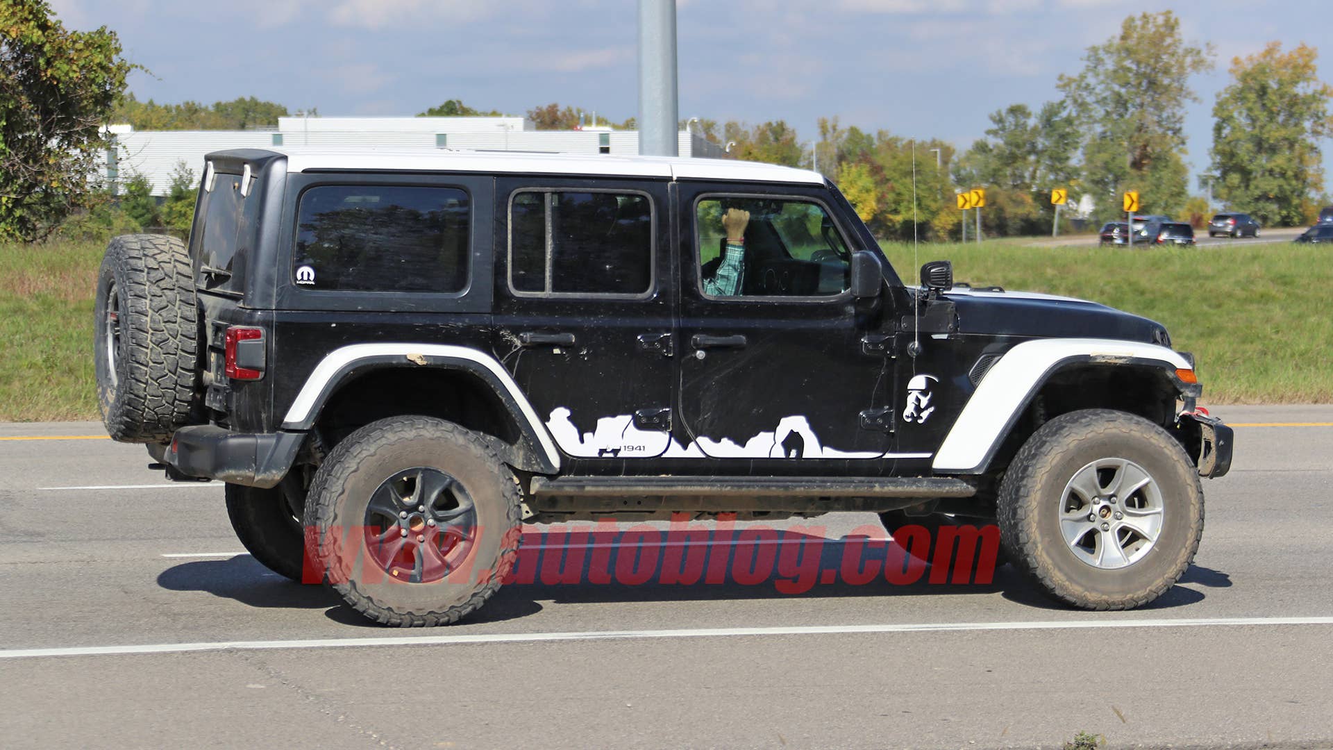 Jeep Wrangler Stormtrooper prototype