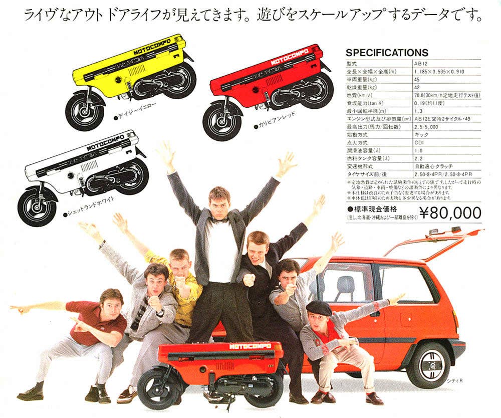 honda motocompo scooter