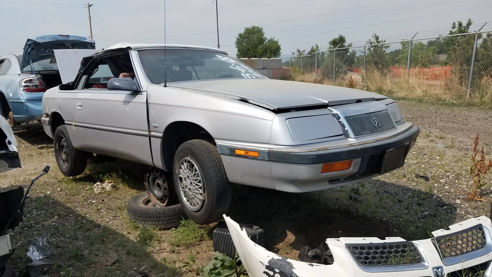 Junked 1991 Chrysler LeBaron convertible