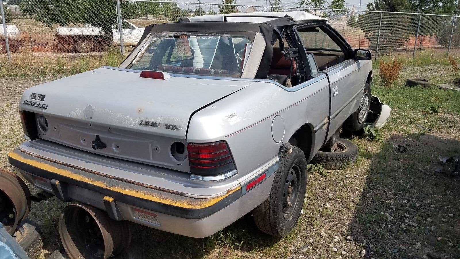 Junked 1991 Chrysler LeBaron convertible