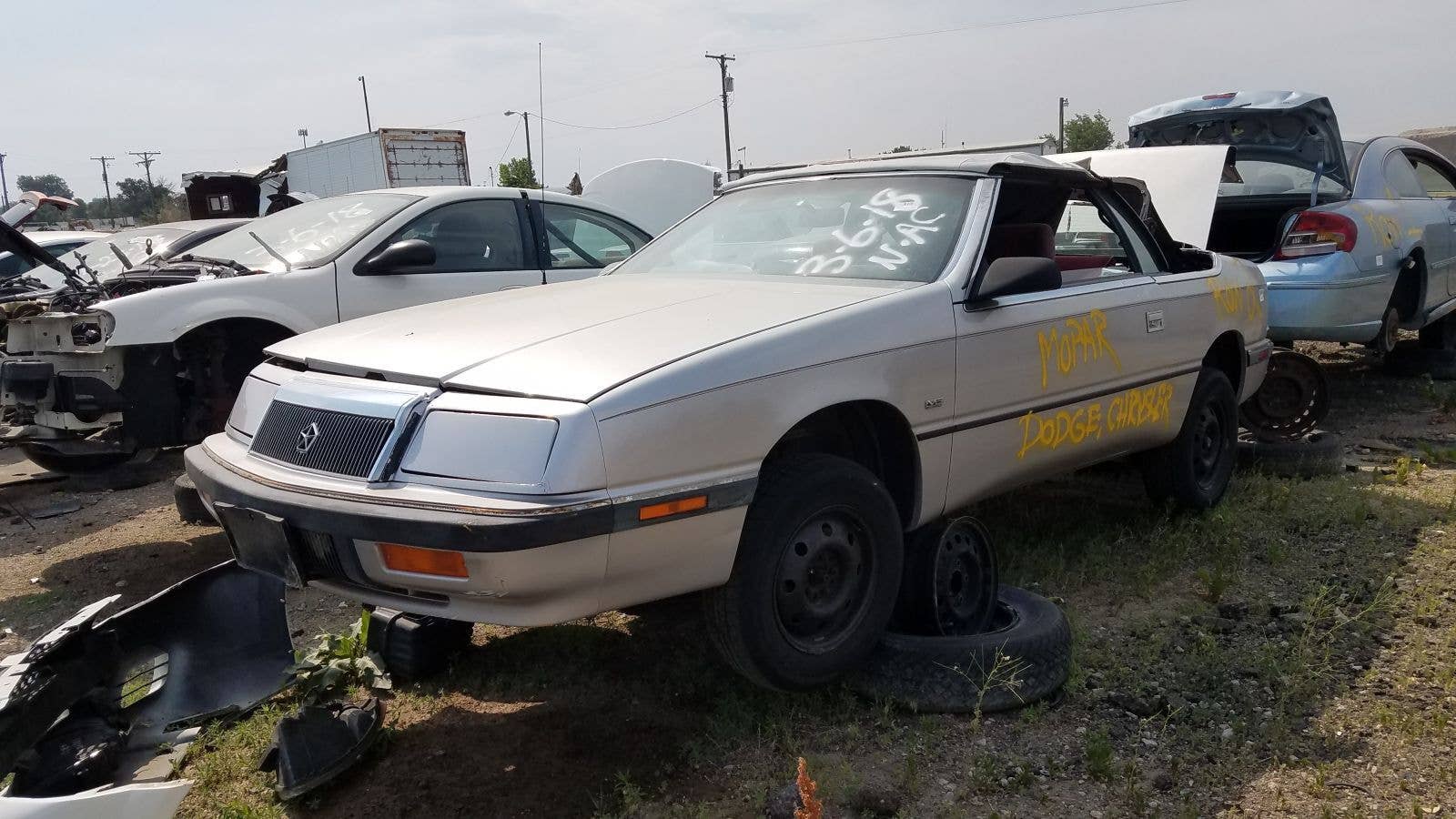 Junked 1991 Chrysler LeBaron convertible