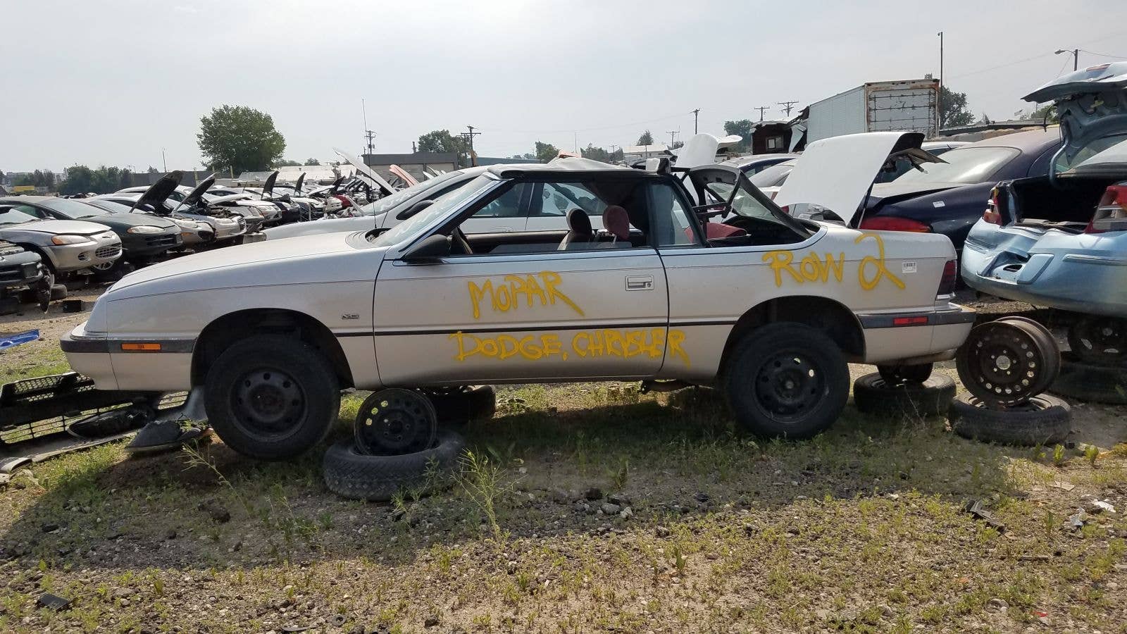 Junked 1991 Chrysler LeBaron convertible