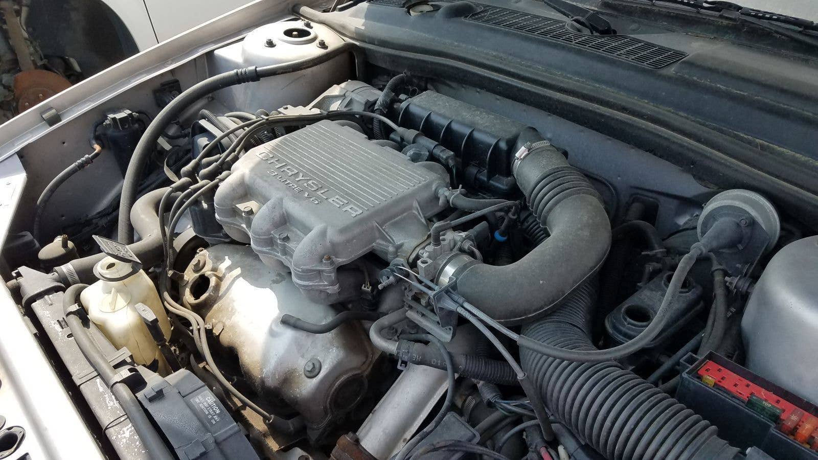 Junked 1991 Chrysler LeBaron convertible