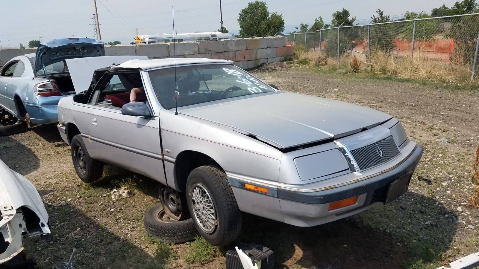 Junked 1991 Chrysler LeBaron convertible
