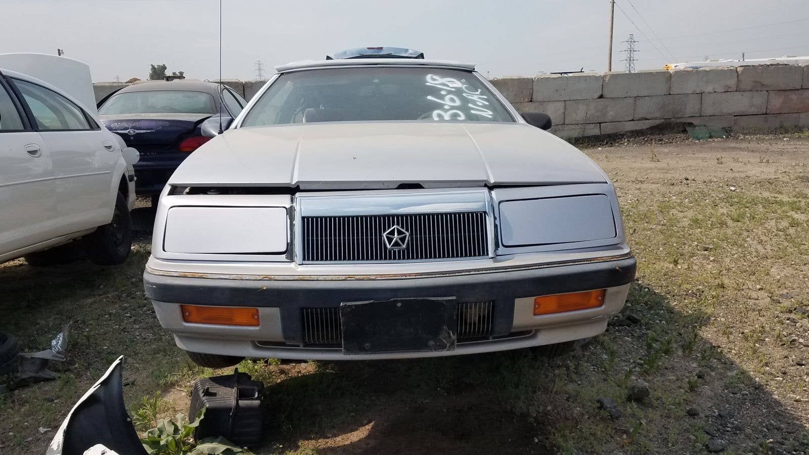 Junked 1991 Chrysler LeBaron convertible