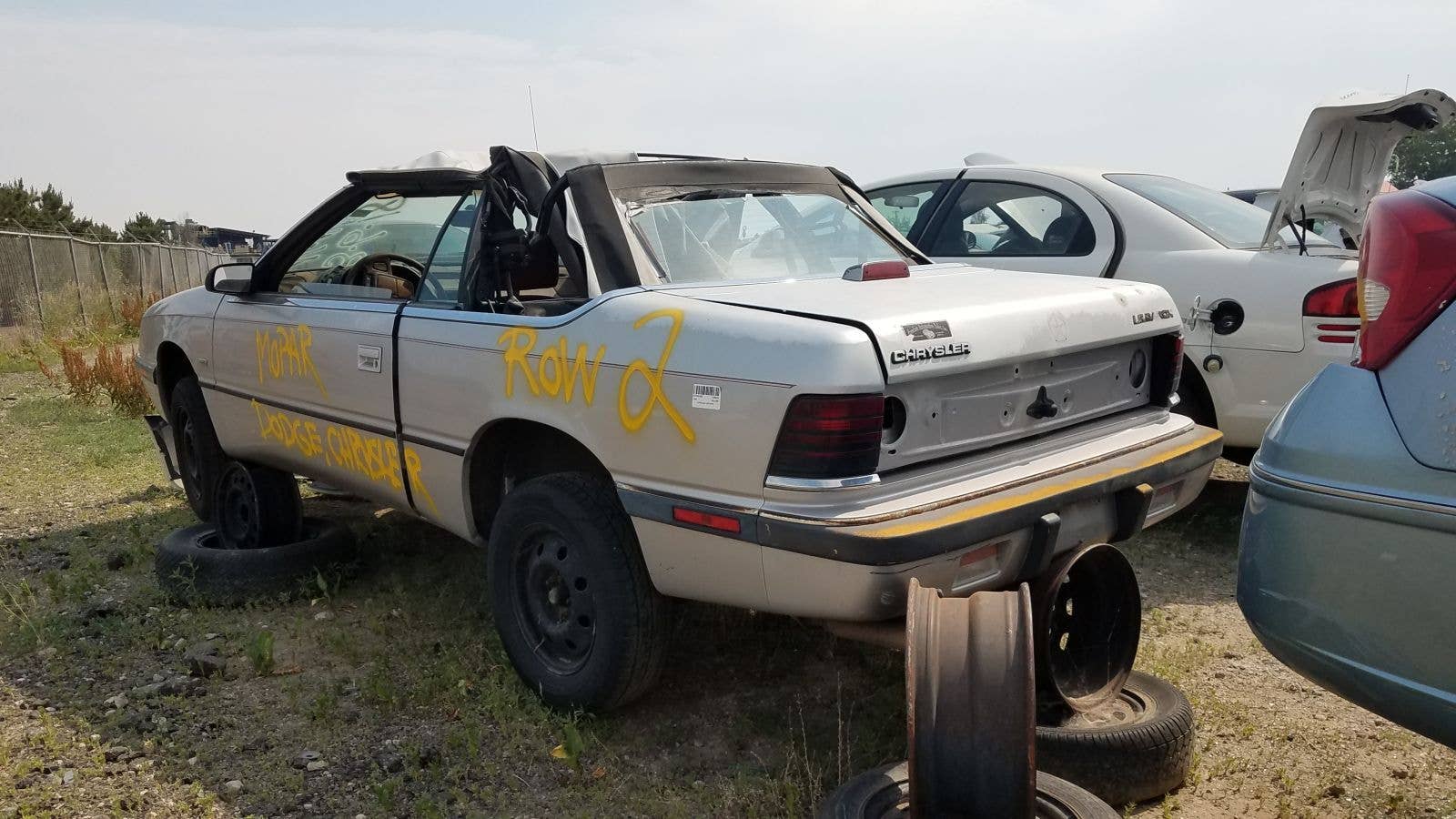 Junked 1991 Chrysler LeBaron convertible