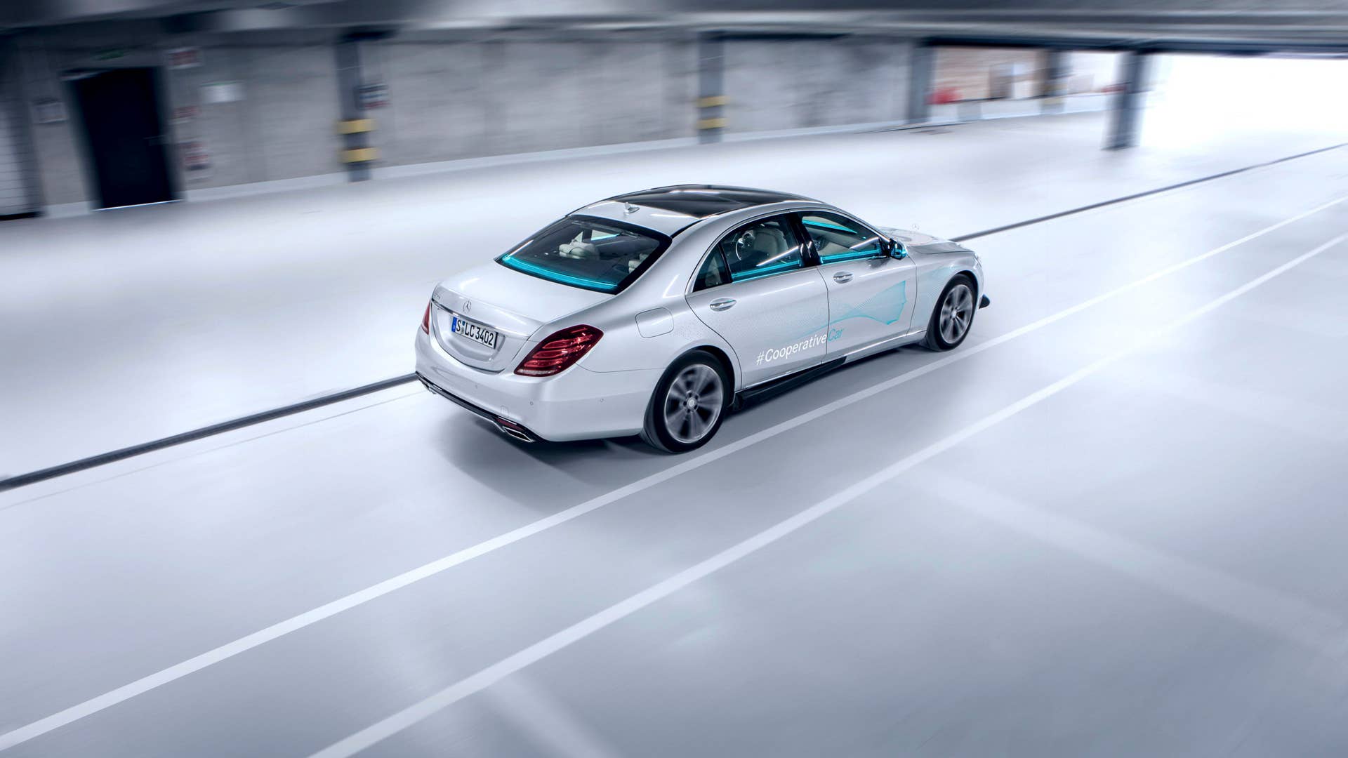 Autonomous Mercedes-Benz S-Class Cooperative Car