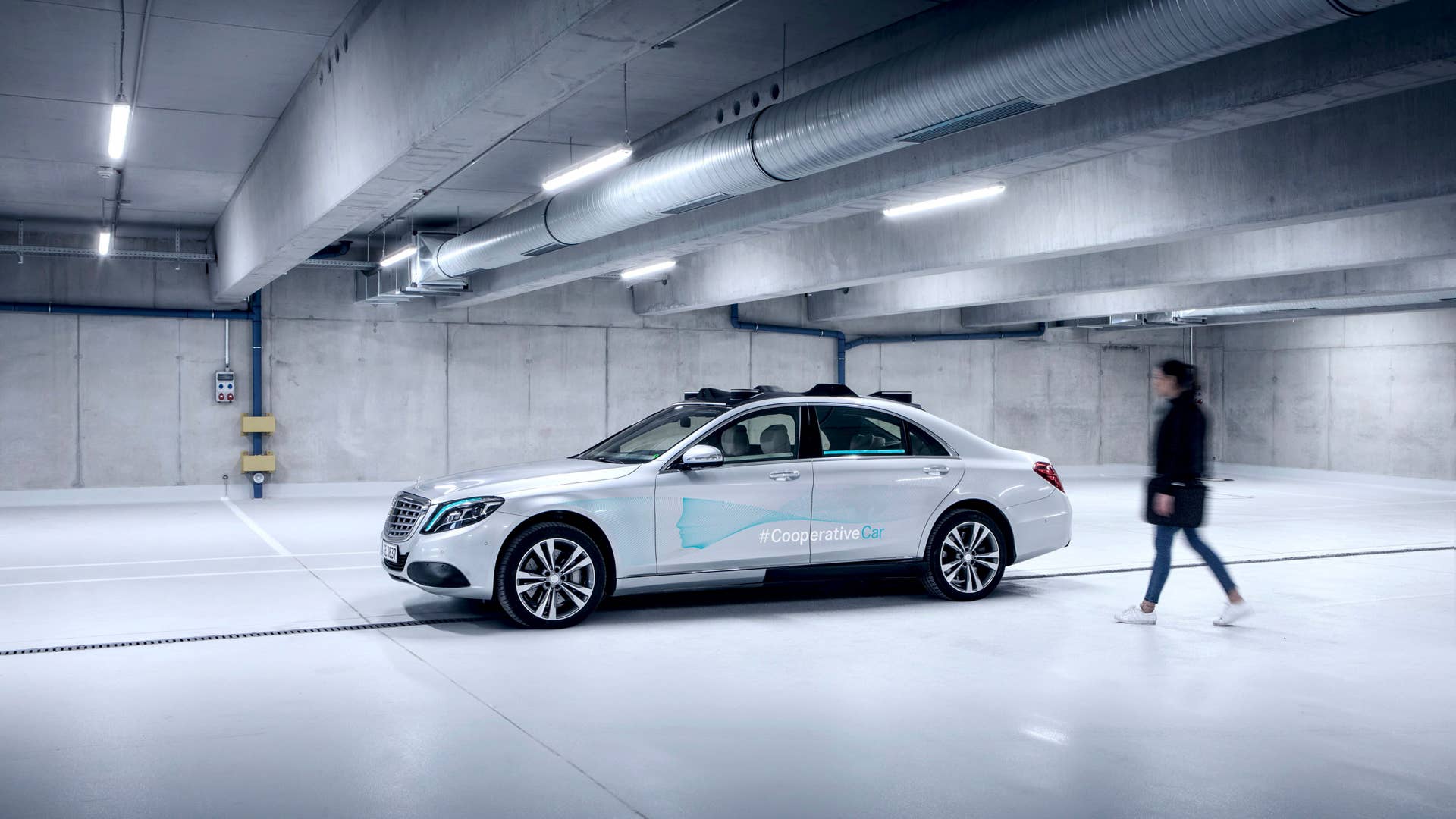 Autonomous Mercedes-Benz S-Class Cooperative Car