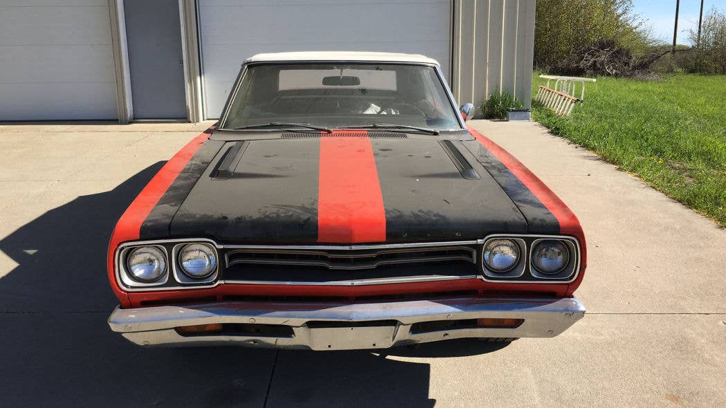 A Michigan sheriff's department is auctioning off this car, found abandoned in a storage unit.