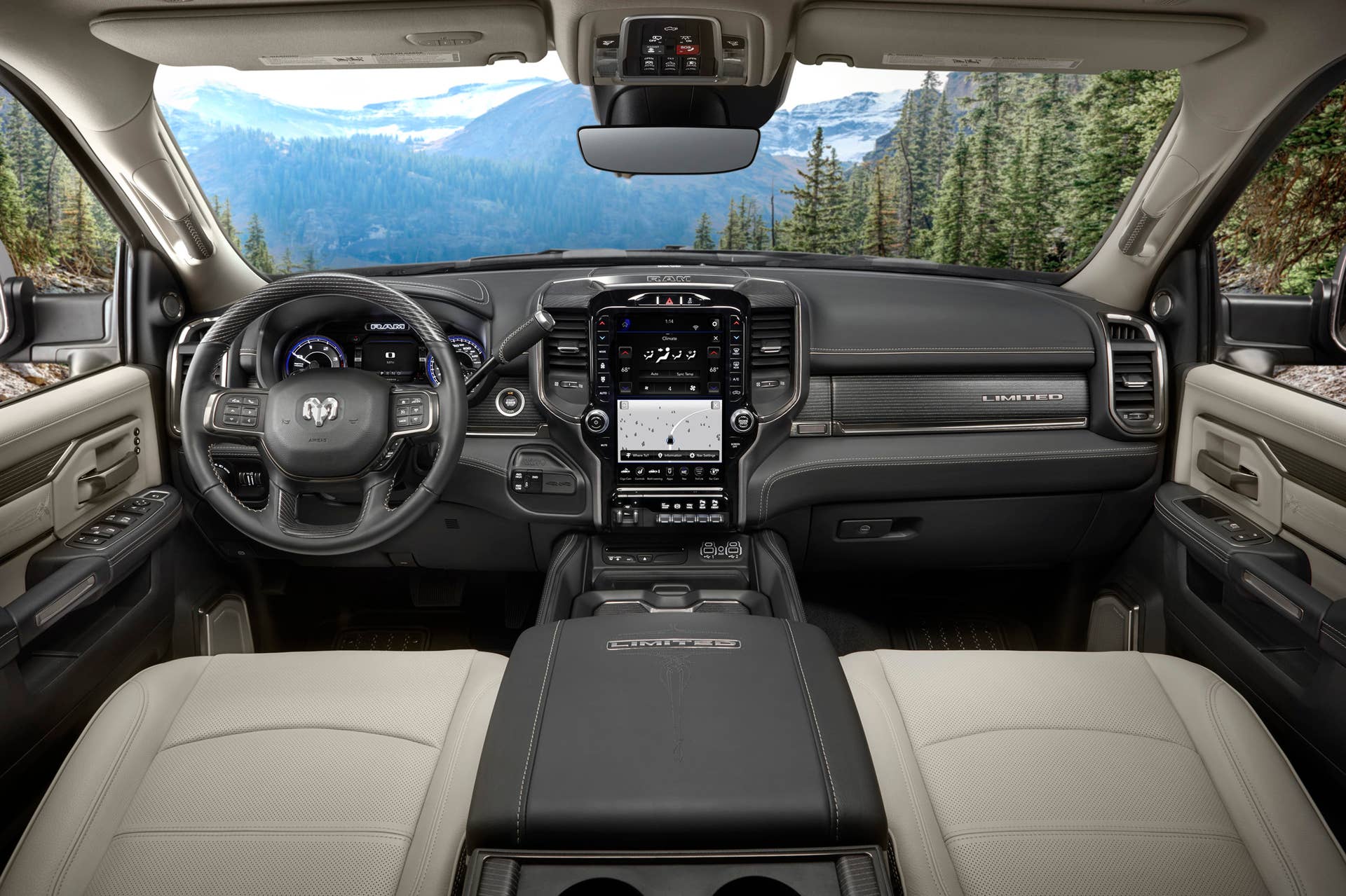 2019 Ram 2500 HD and 3500 HD interior