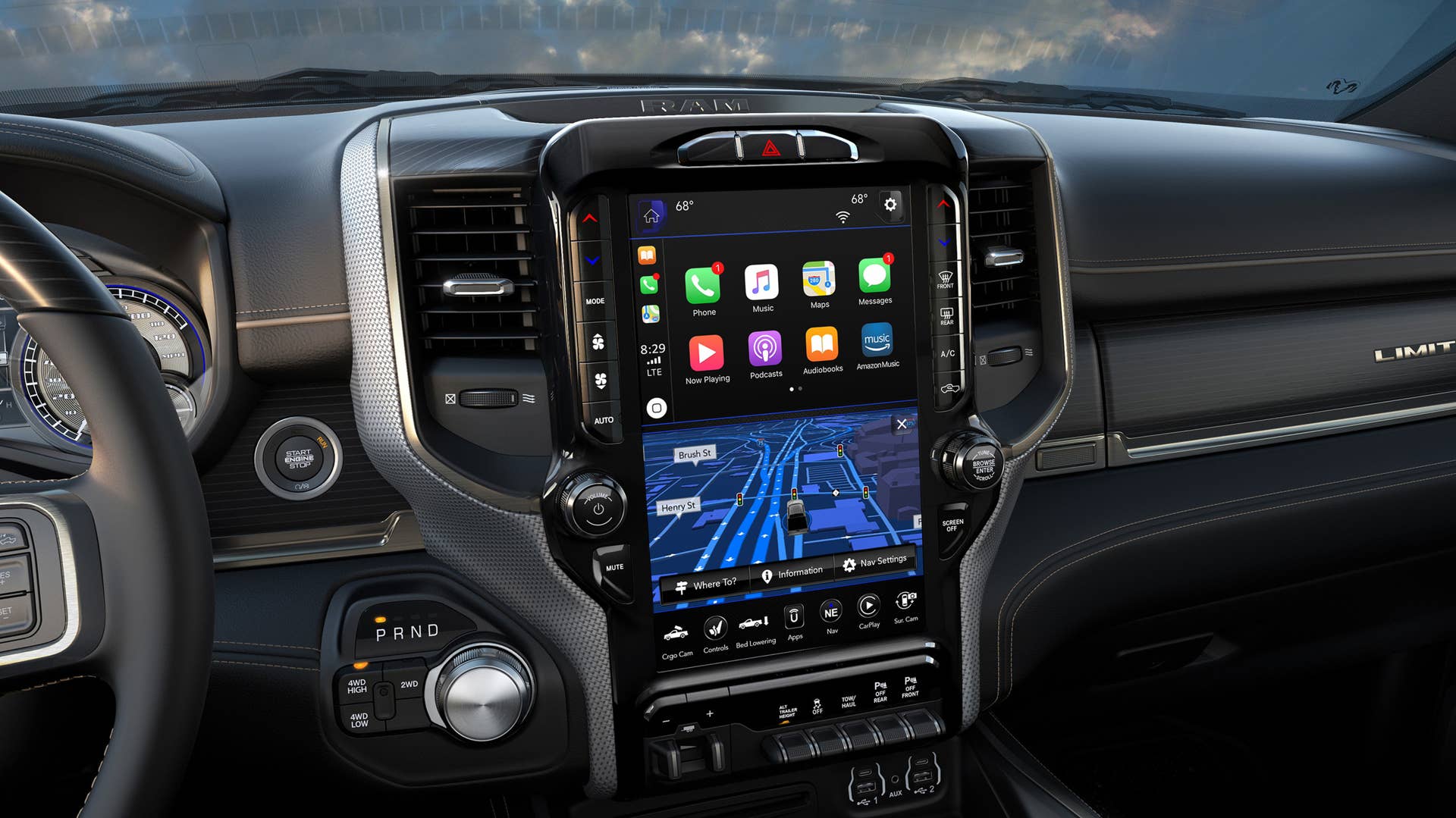 2019 Ram 2500 HD and 3500 HD interior